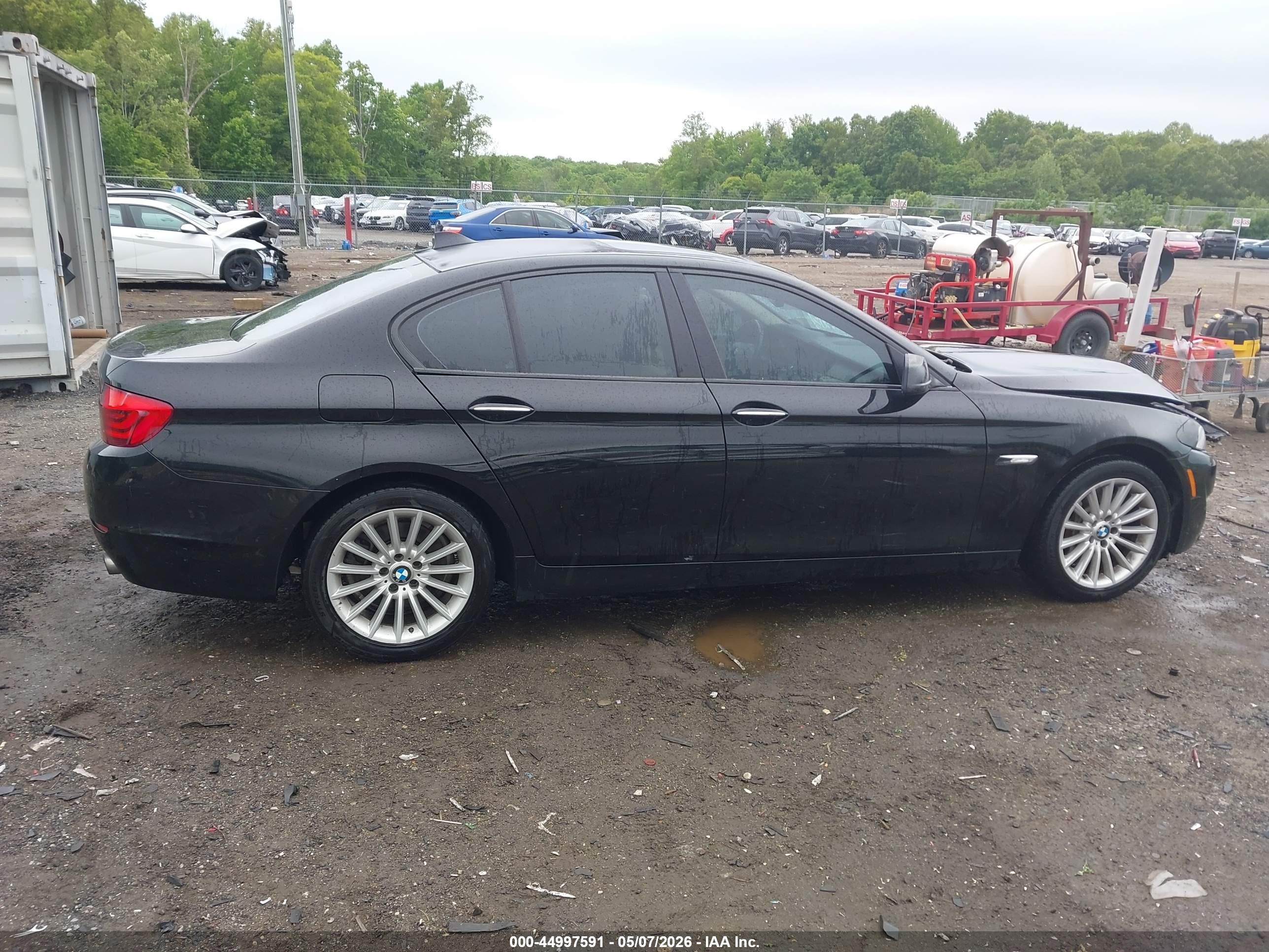 2013 Bmw 535i Xdrive Black vin: WBAFU7C50DDU75691