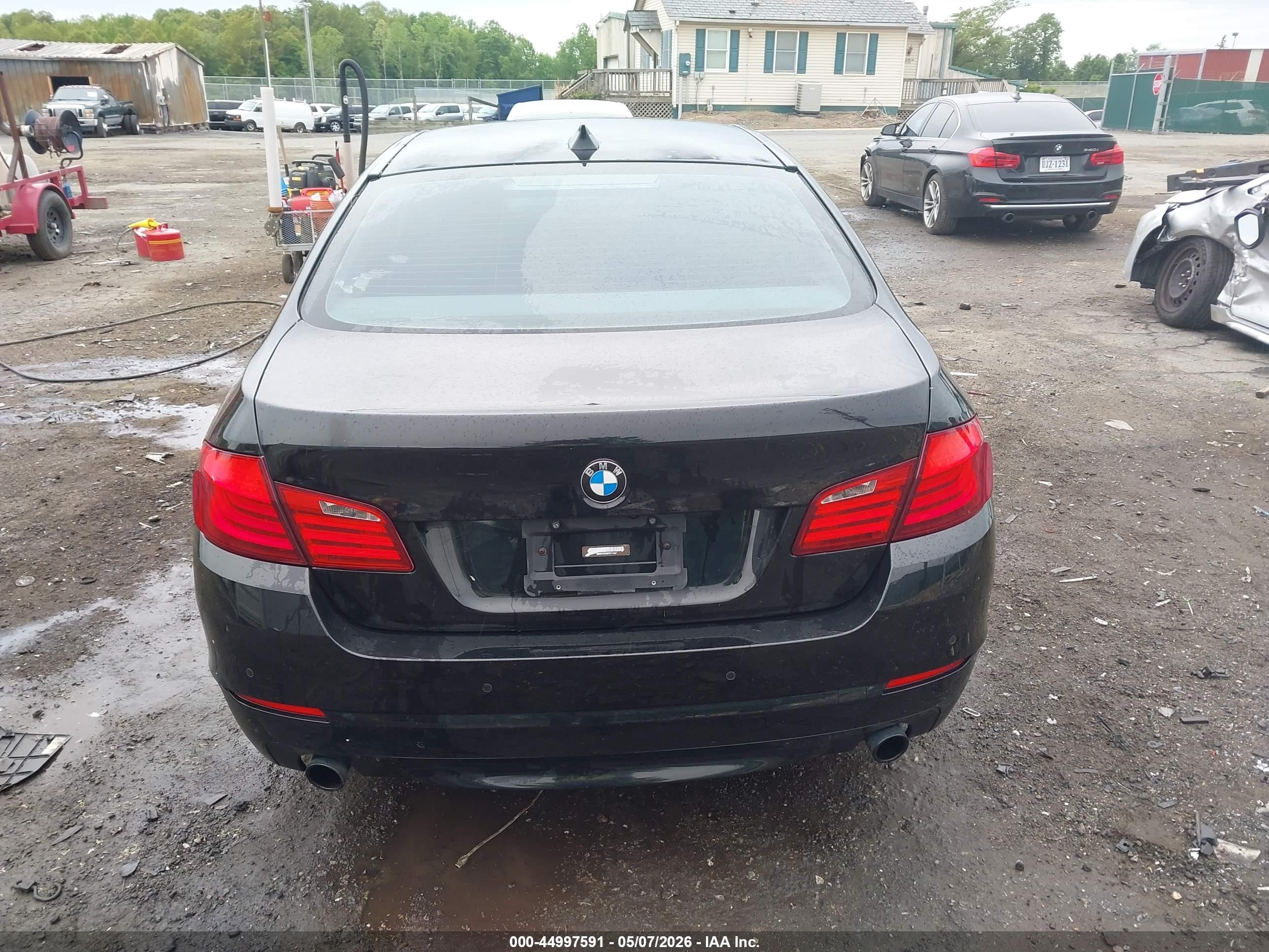 2013 Bmw 535i Xdrive Black vin: WBAFU7C50DDU75691