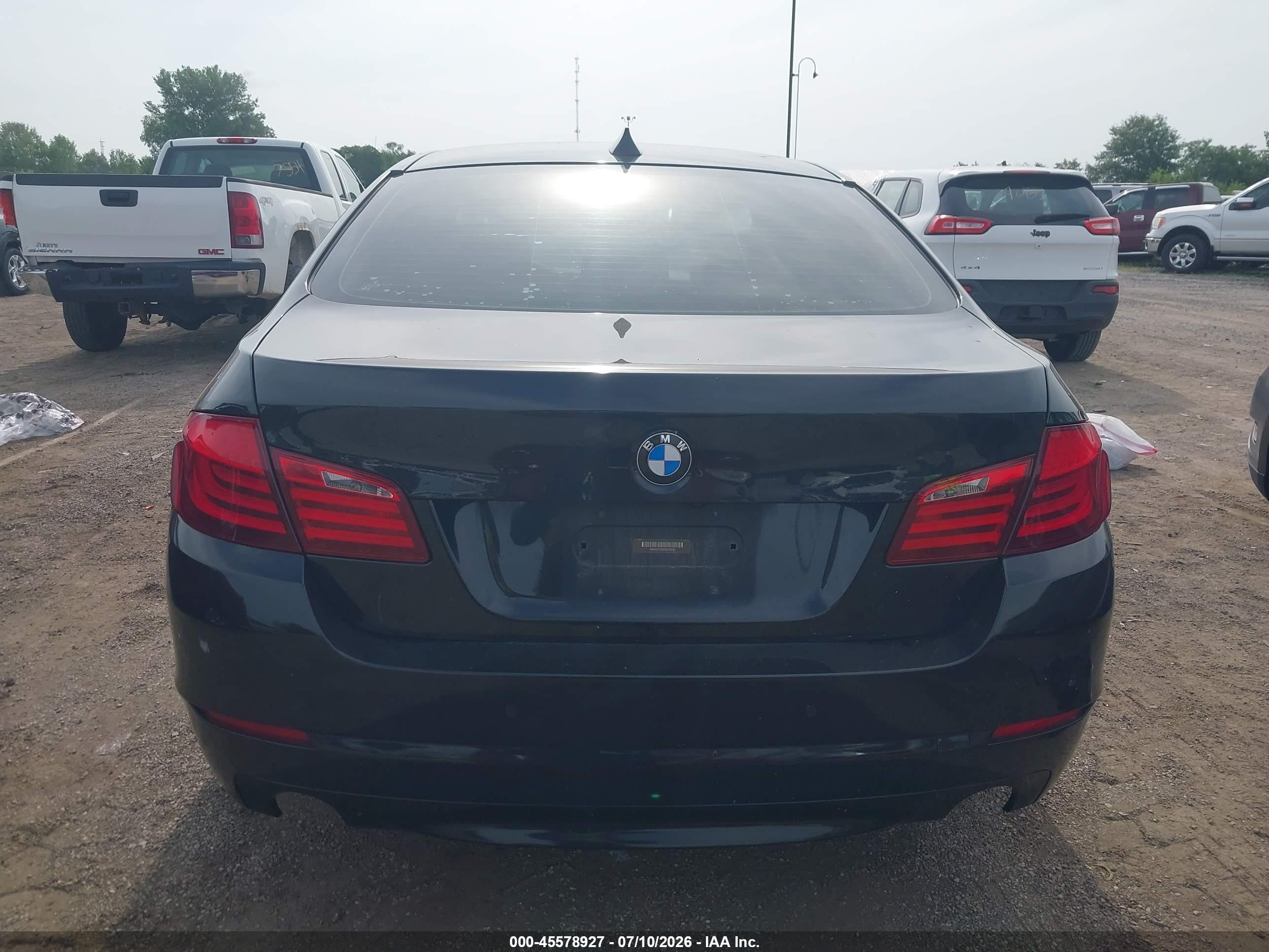 2013 Bmw 535i Xdrive Black vin: WBAFU7C50DDU76243