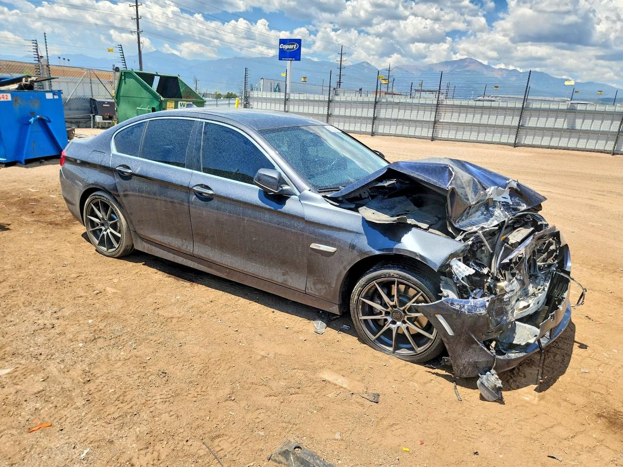2013 Bmw 535 Xi Gray vin: WBAFU7C50DDU77585