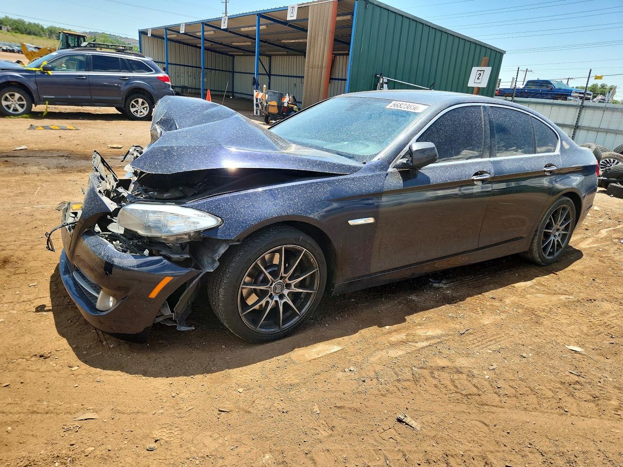 2013 Bmw 535 Xi Gray vin: WBAFU7C50DDU77585