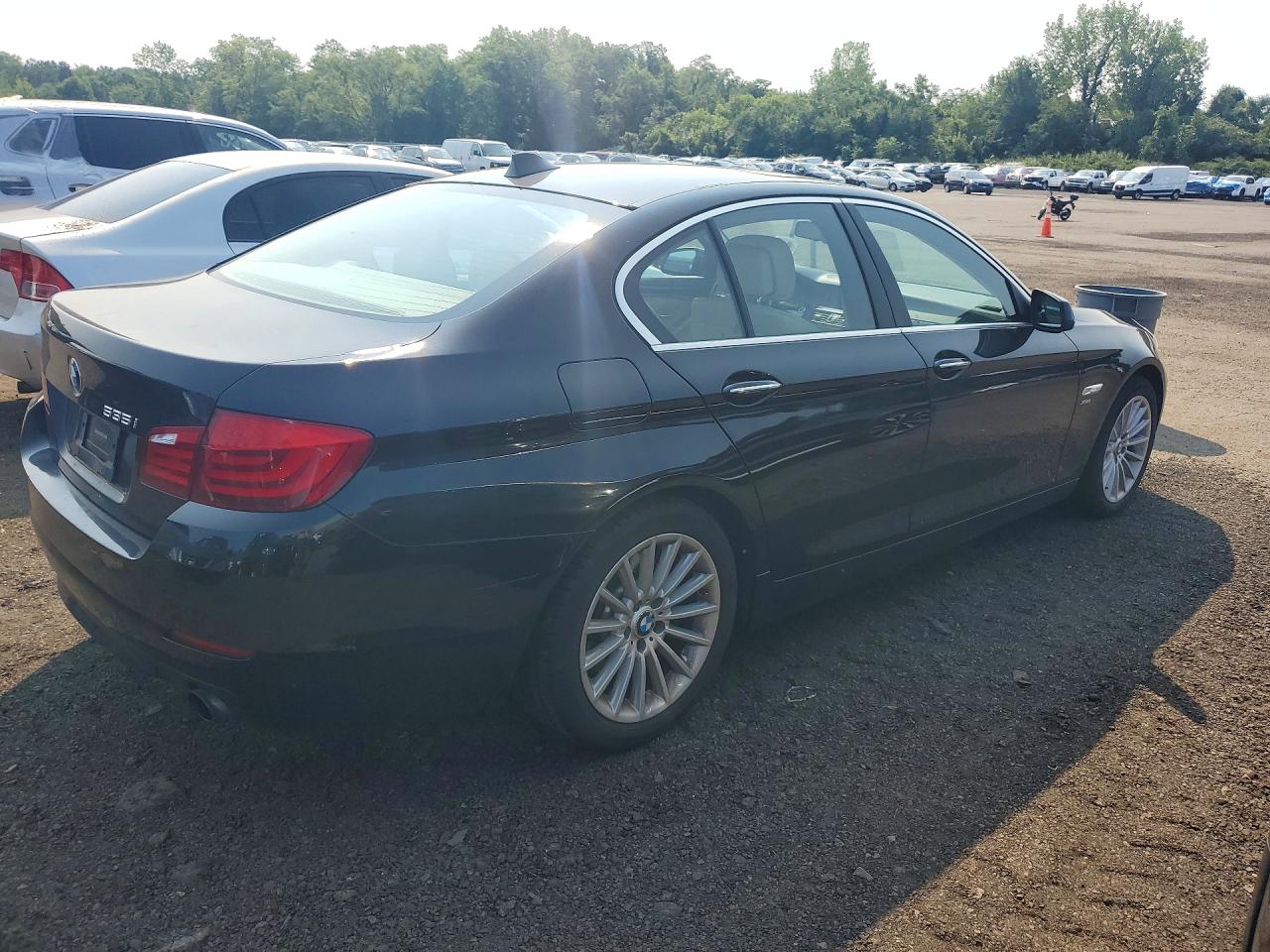 2011 Bmw 535 Xi Black vin: WBAFU7C51BC771869