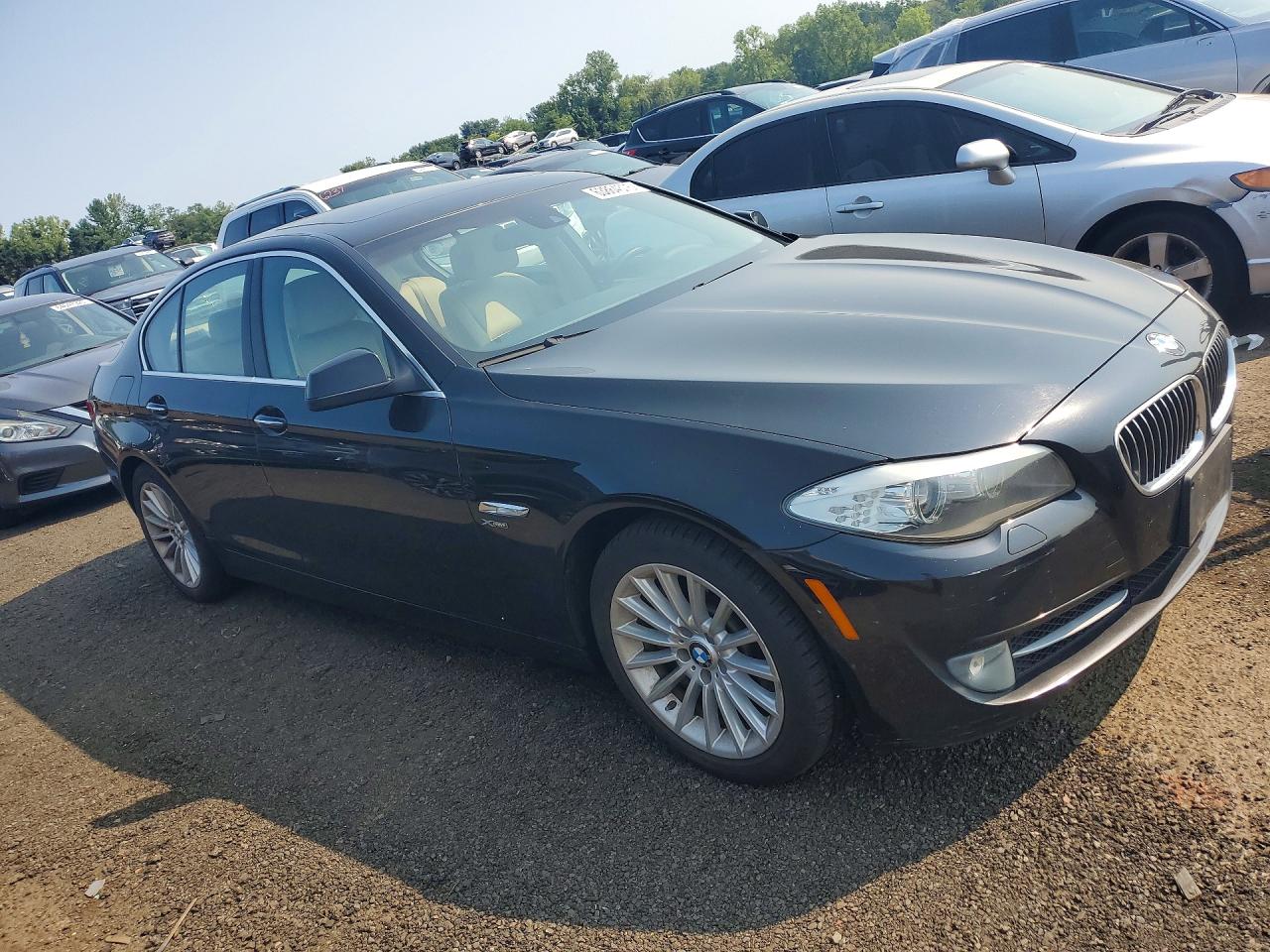 2011 Bmw 535 Xi Black vin: WBAFU7C51BC771869