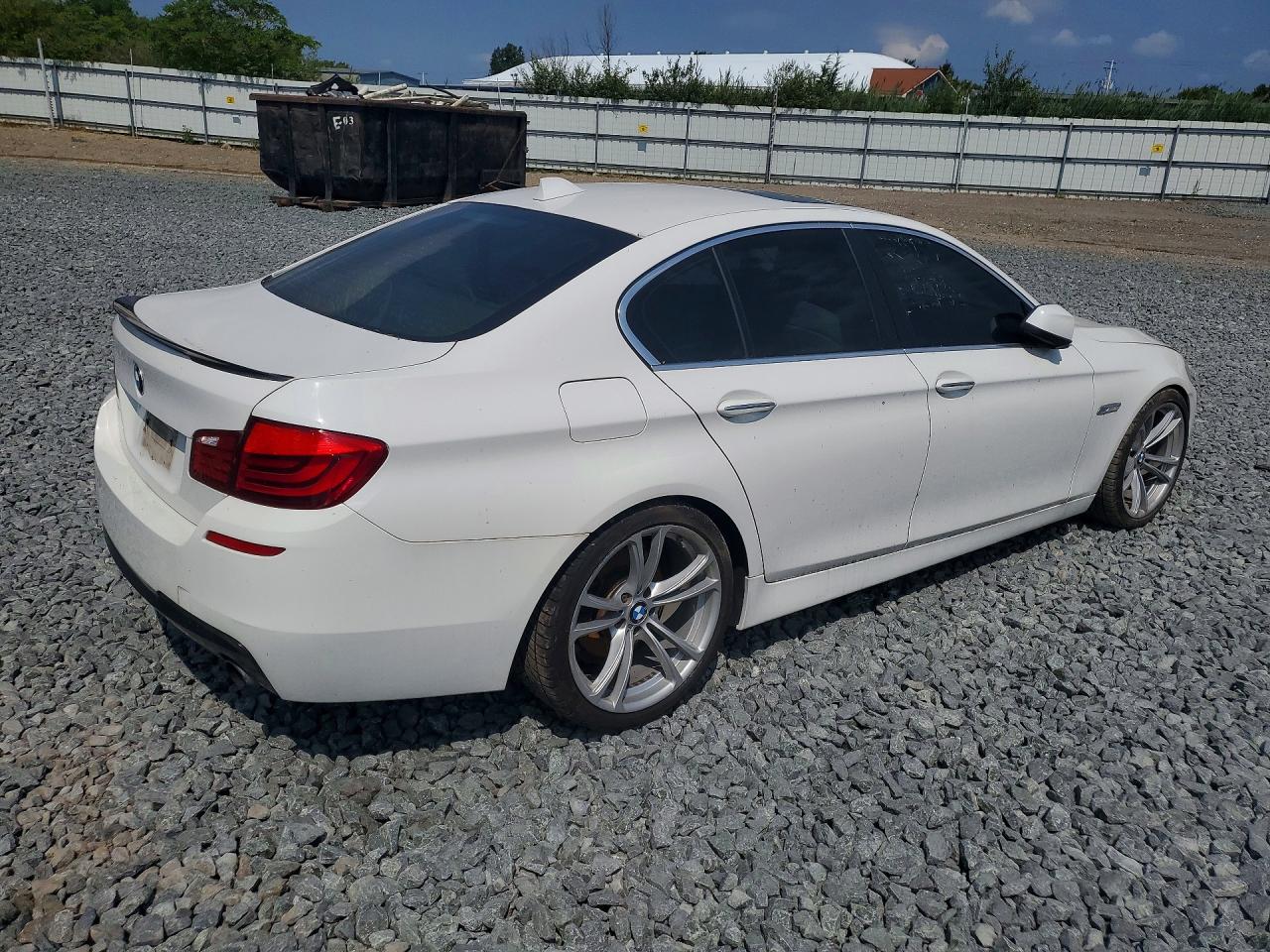 2011 Bmw 535 Xi White vin: WBAFU7C51BC778336
