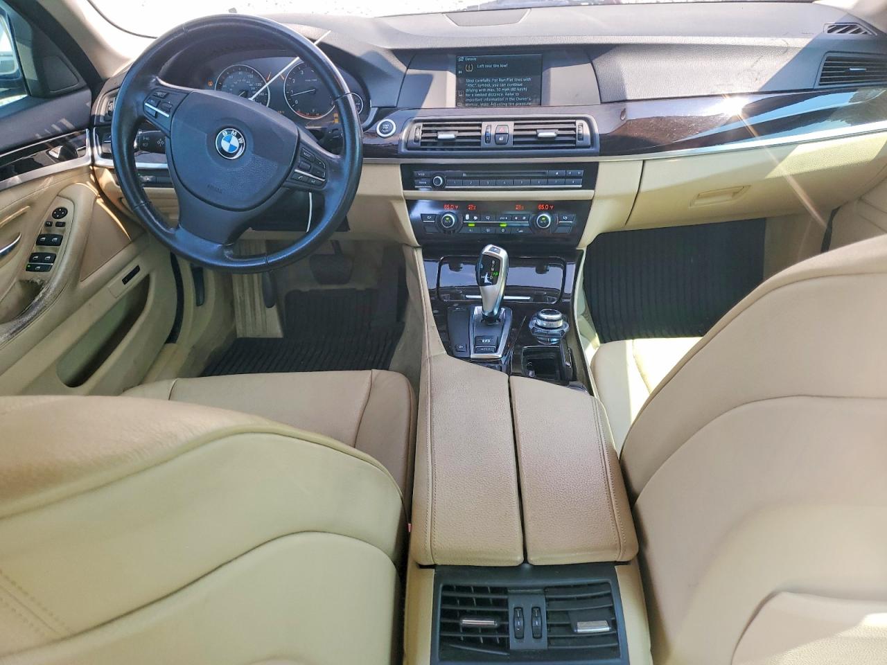 2011 Bmw 535 Xi White vin: WBAFU7C51BC778336