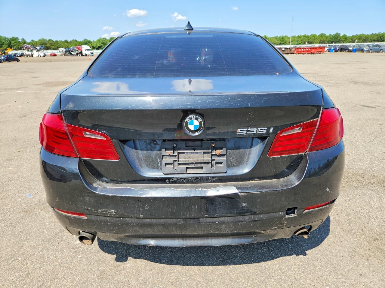2011 Bmw 535 Xi Black vin: WBAFU7C51BC779583
