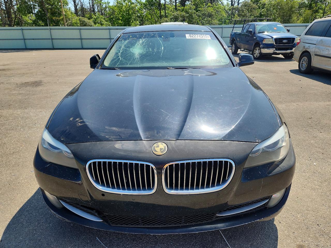 2011 Bmw 535 Xi Black vin: WBAFU7C51BC779583