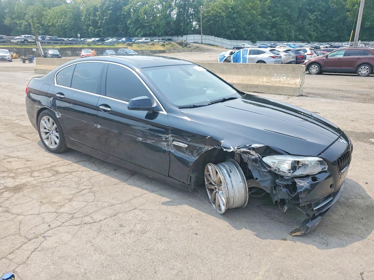 2011 Bmw 535 Xi Black vin: WBAFU7C51BC875911
