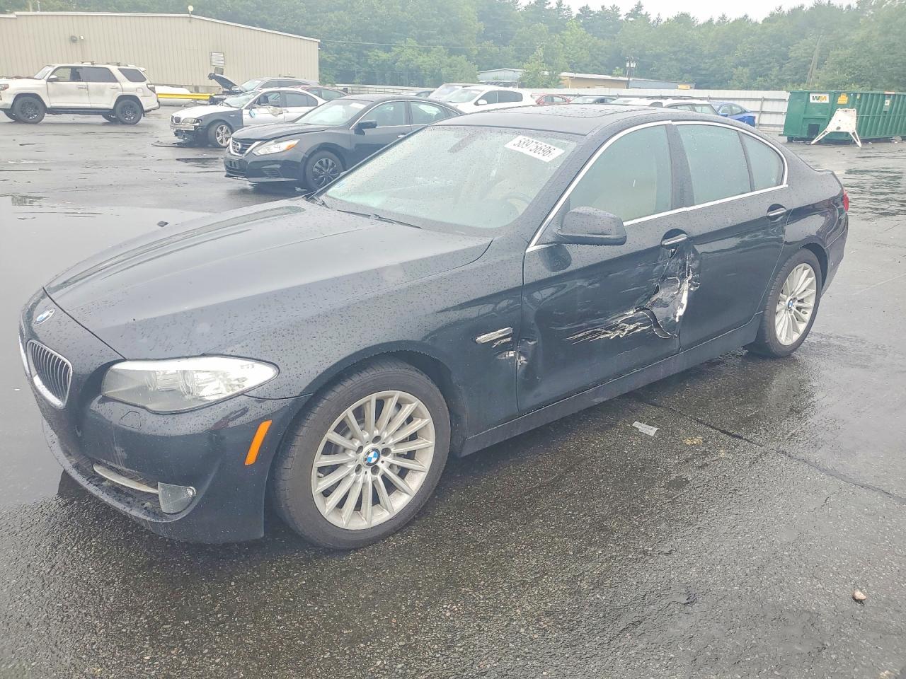 2011 Bmw 535 Xi Black vin: WBAFU7C51BC876850