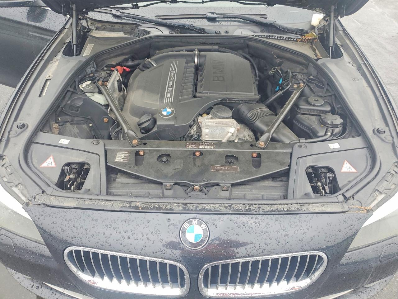 2011 Bmw 535 Xi Black vin: WBAFU7C51BC876850