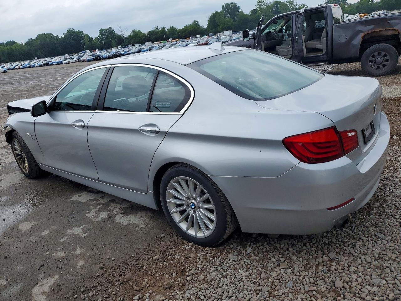 2012 Bmw 535 Xi Silver vin: WBAFU7C51CDU61362