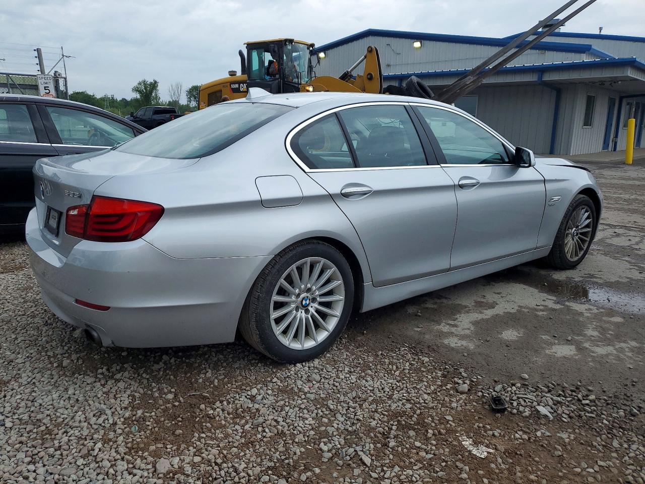 2012 Bmw 535 Xi Silver vin: WBAFU7C51CDU61362