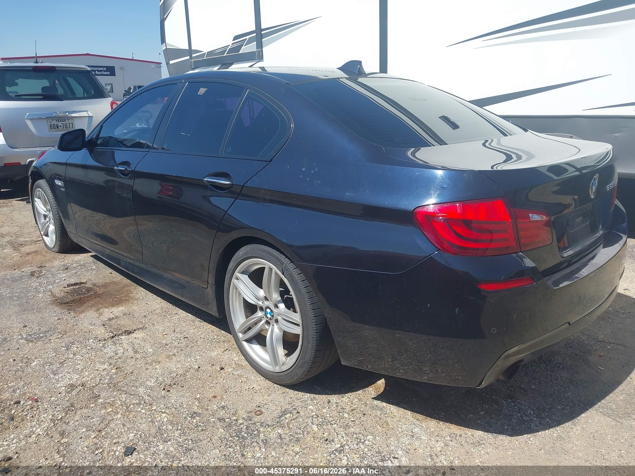 2012 Bmw 535i Xdrive Blue vin: WBAFU7C51CDU61944