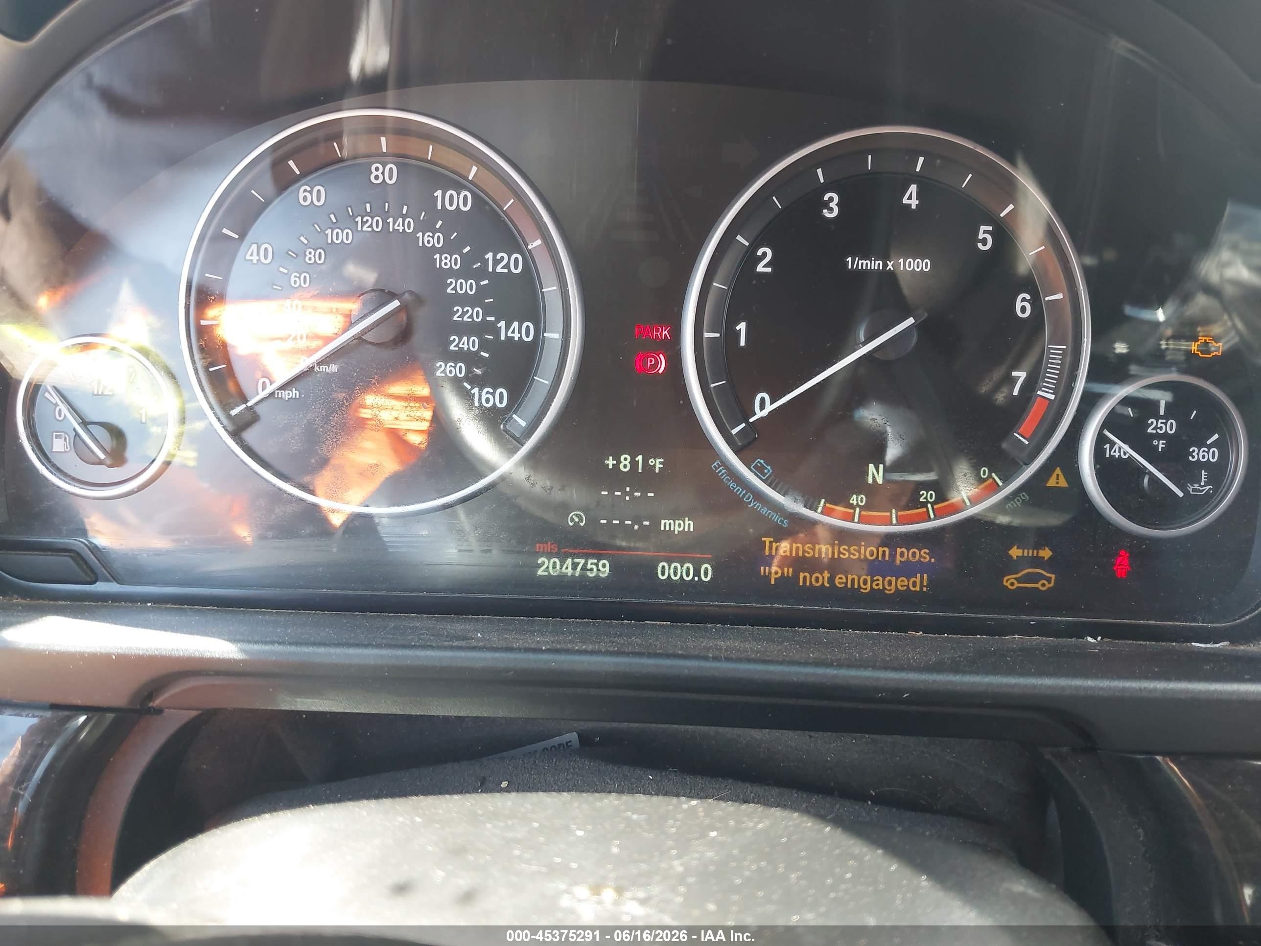 2012 Bmw 535i Xdrive Blue vin: WBAFU7C51CDU61944