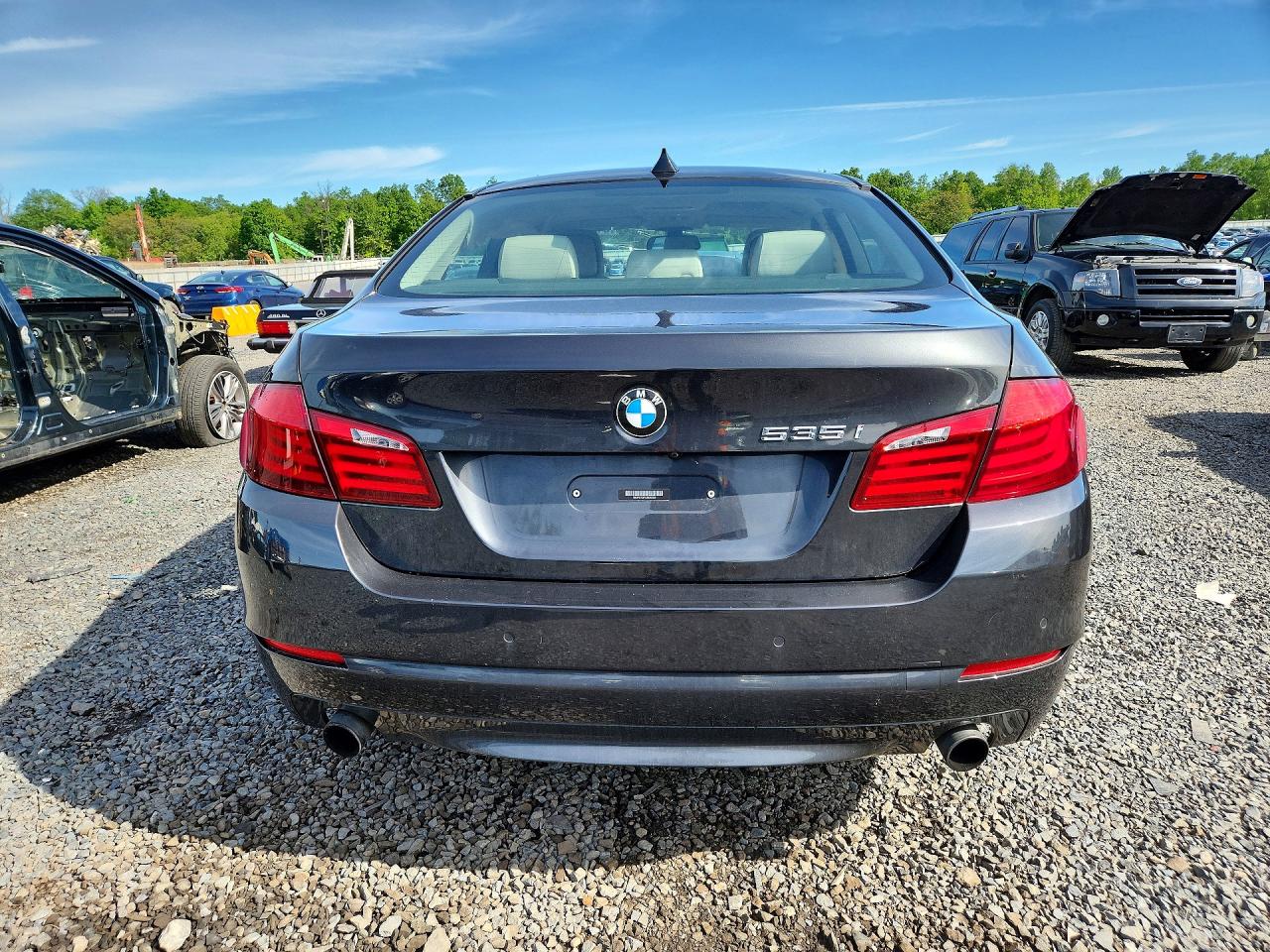 2012 Bmw 535 Xi Gray vin: WBAFU7C51CDU63435