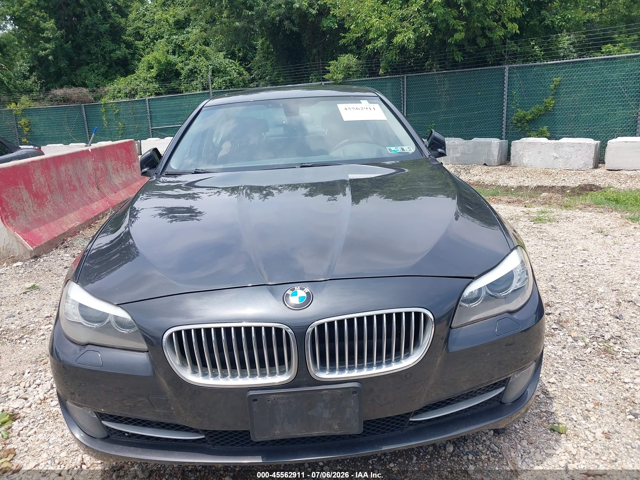 2013 Bmw 535i Xdrive Gray vin: WBAFU7C51DDU70628