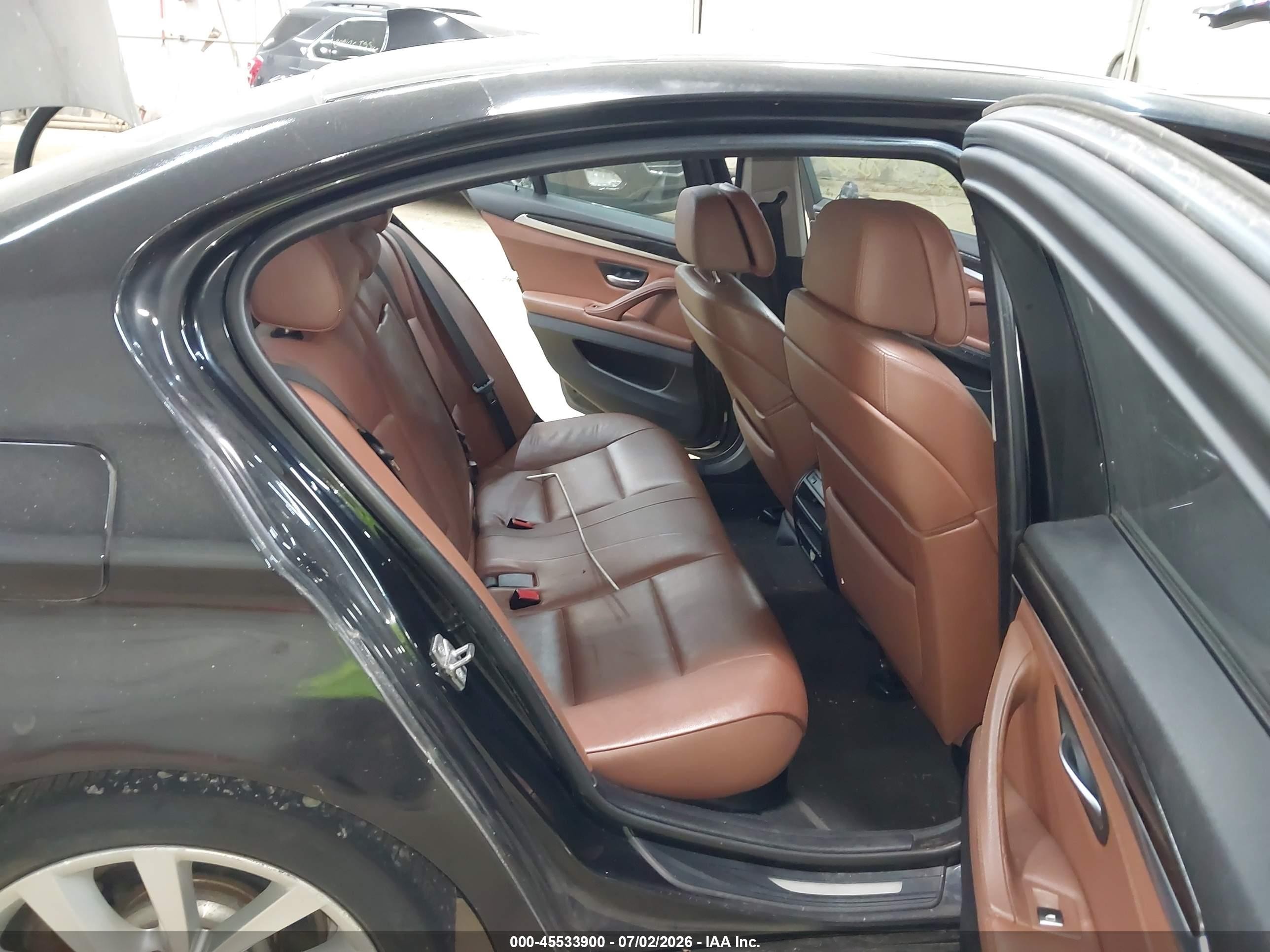 2011 Bmw 535i Xdrive Black vin: WBAFU7C52BC874251