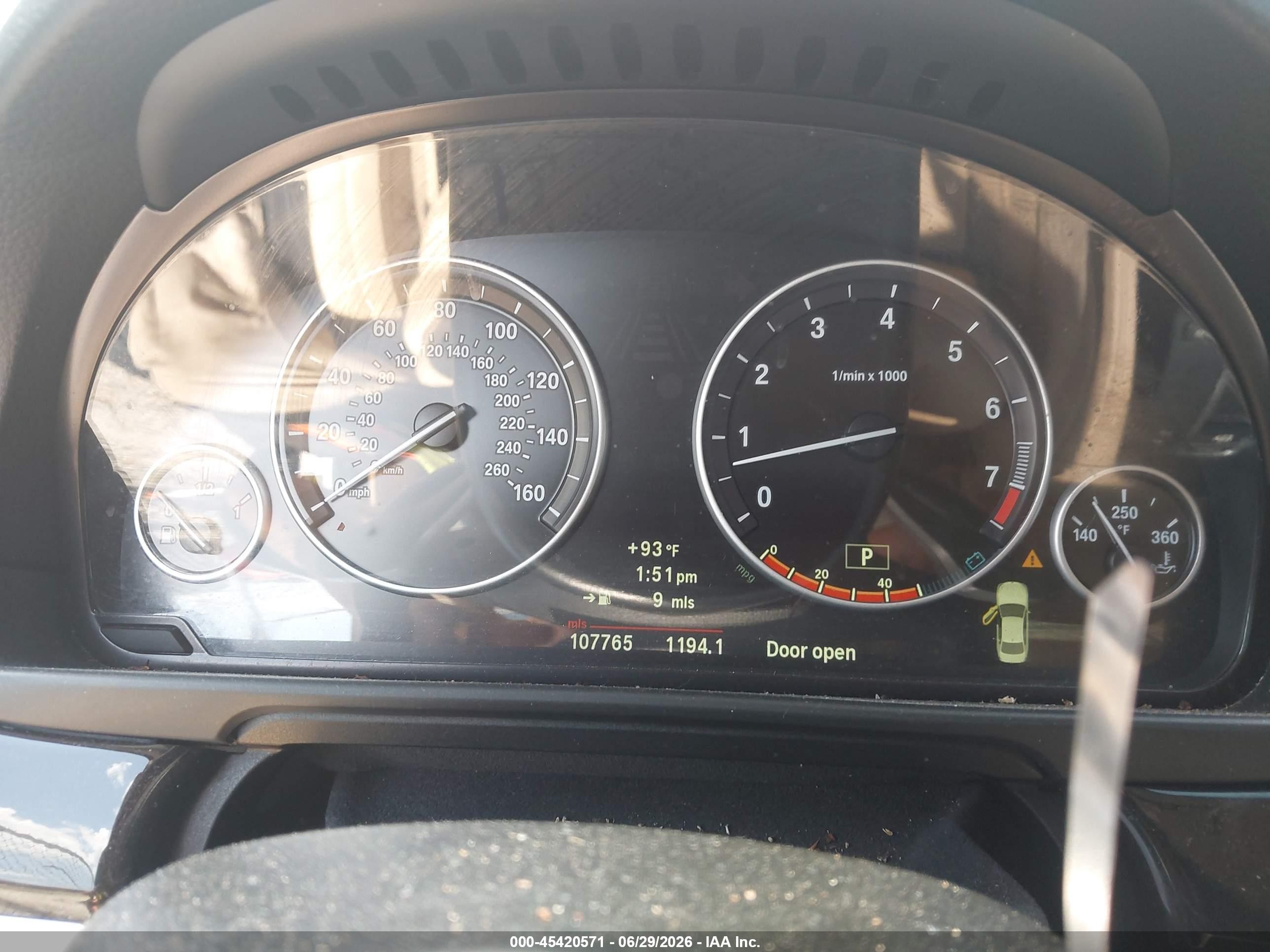 2011 Bmw 535i Xdrive Light Blue vin: WBAFU7C52BC874671