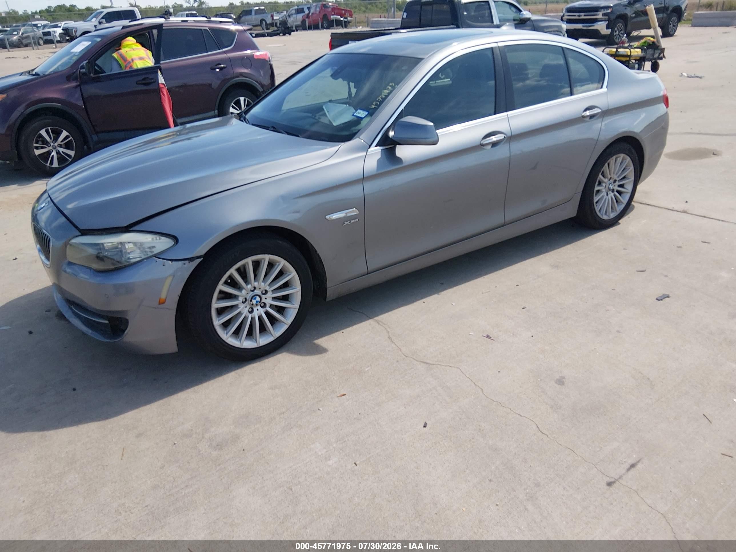 2012 Bmw 535i Xdrive Gray vin: WBAFU7C52CDU60012