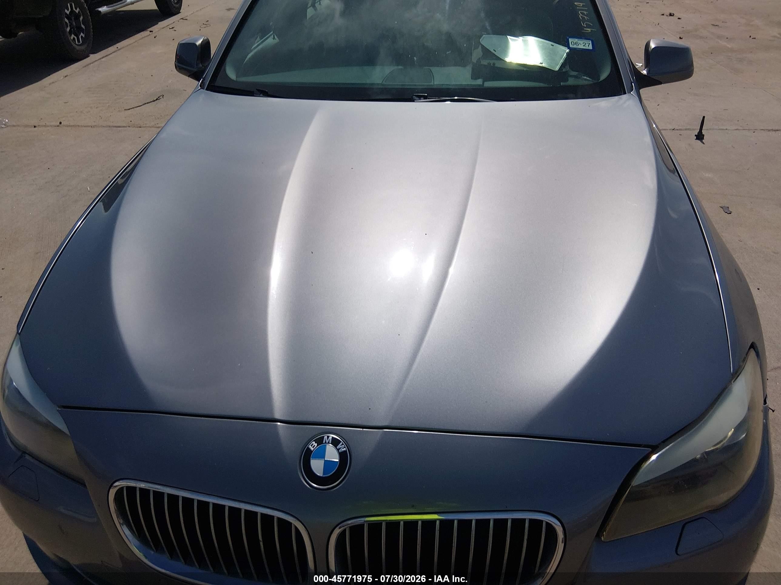 2012 Bmw 535i Xdrive Gray vin: WBAFU7C52CDU60012