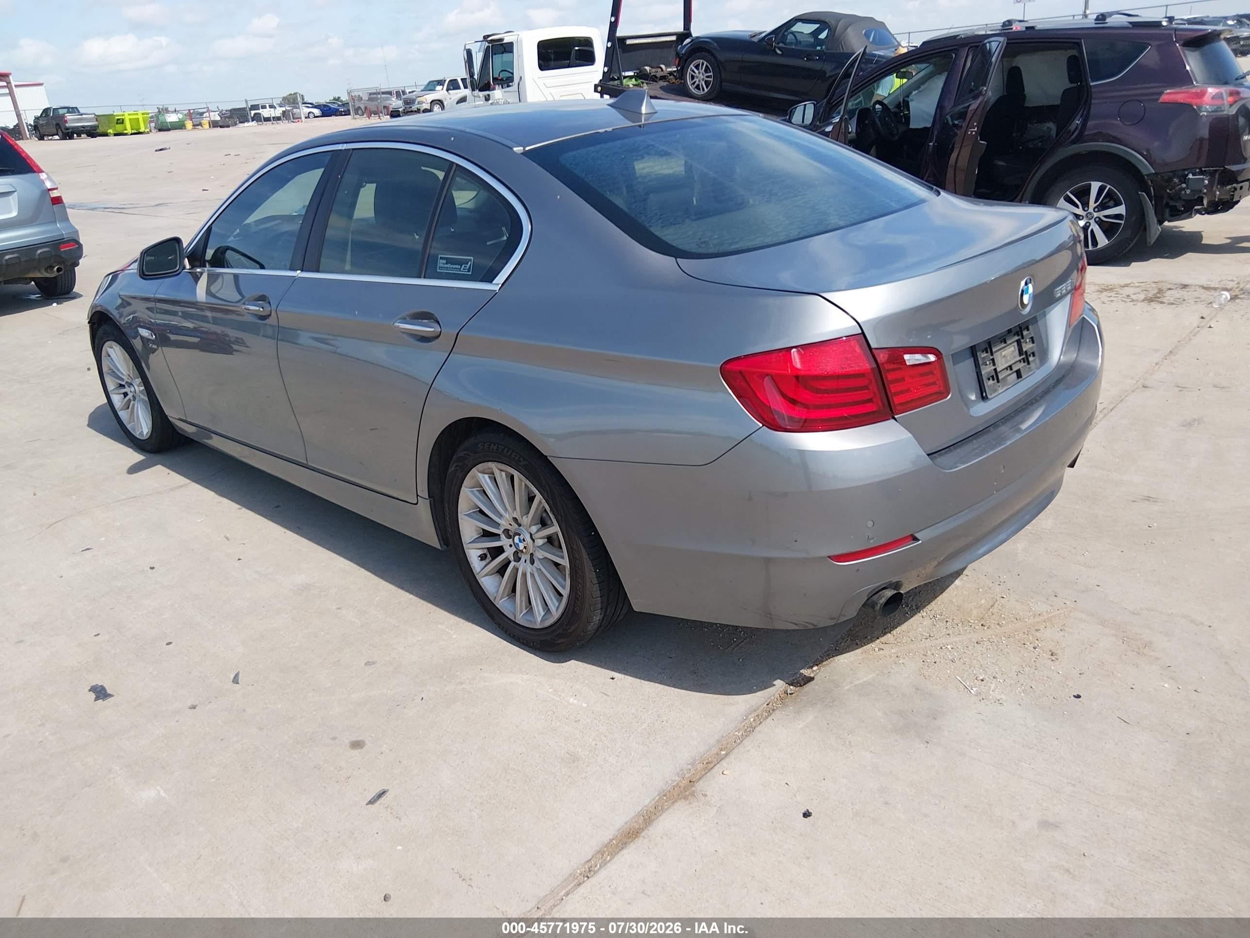 2012 Bmw 535i Xdrive Gray vin: WBAFU7C52CDU60012