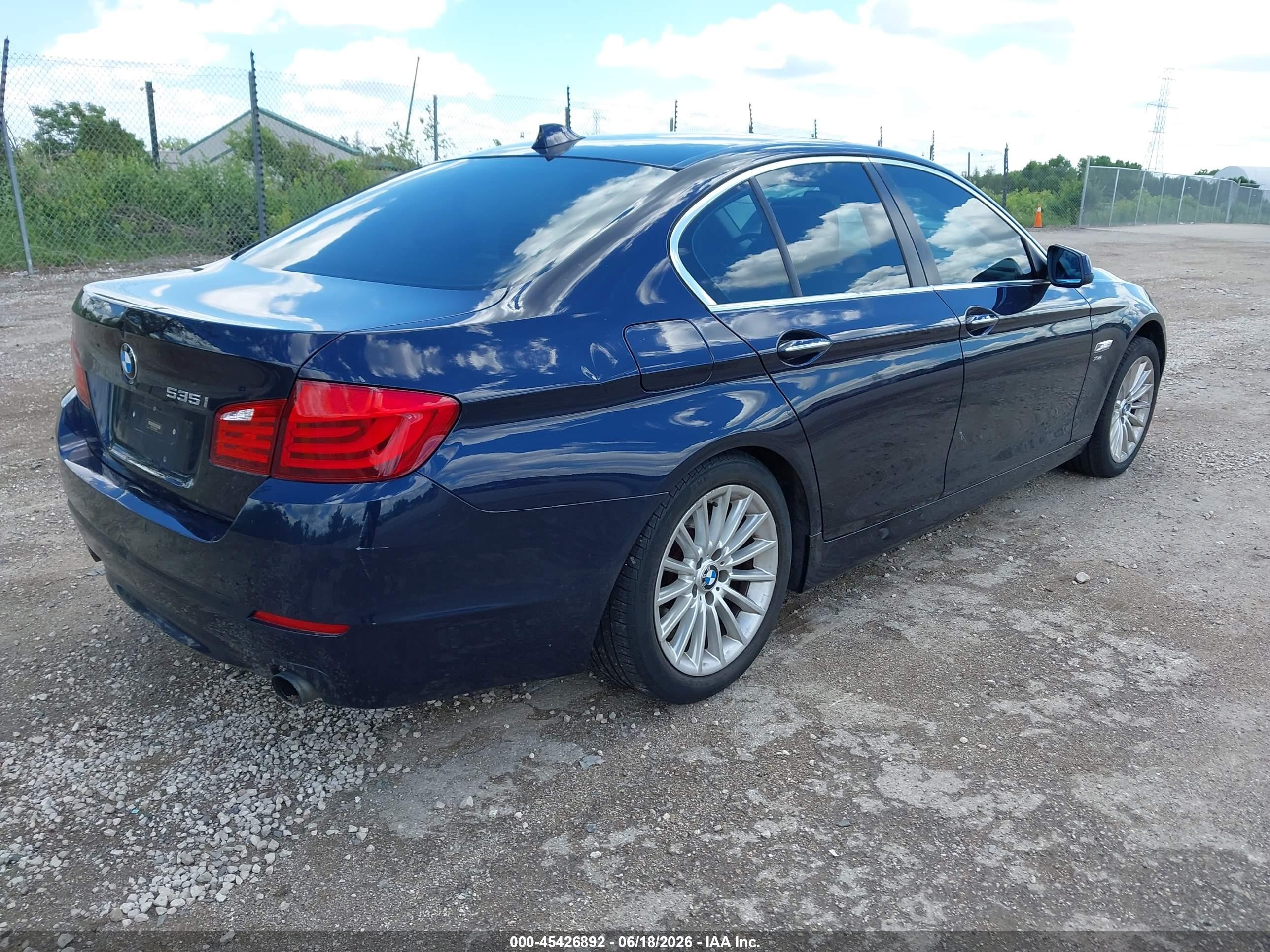2012 Bmw 535i Xdrive Черный vin: WBAFU7C52CDU63671