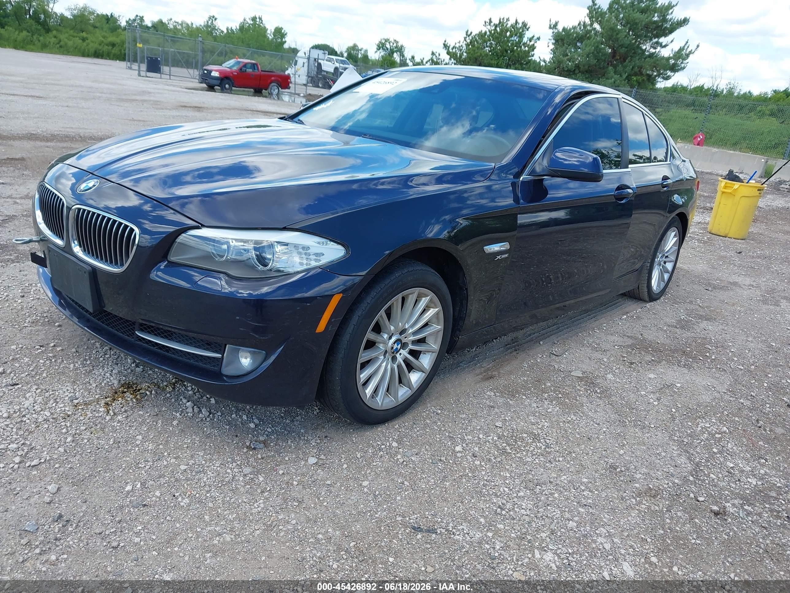 2012 Bmw 535i Xdrive Черный vin: WBAFU7C52CDU63671
