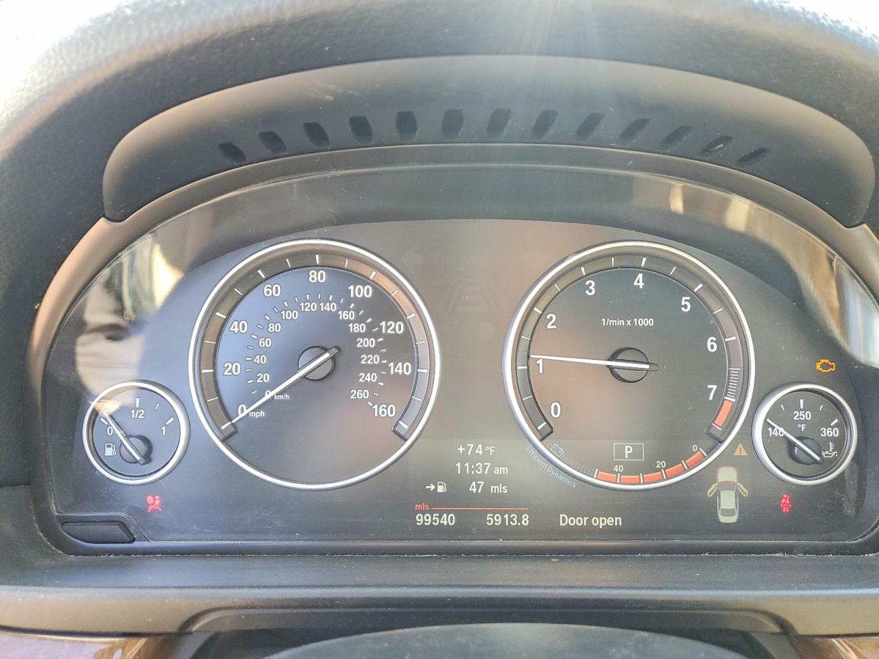 2012 Bmw 535 Xi Blue vin: WBAFU7C52CDU65243