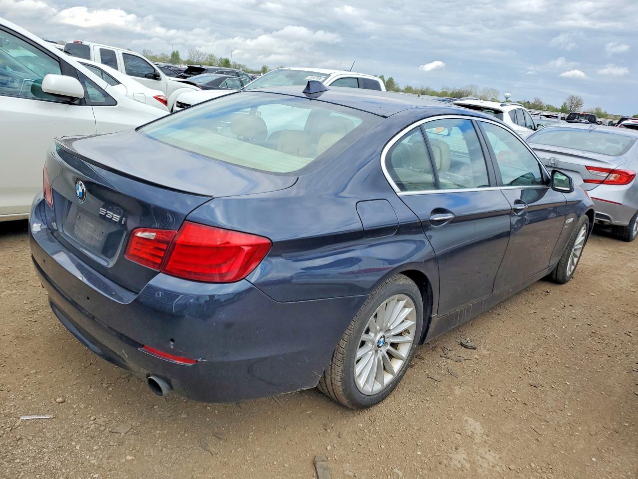 2012 Bmw 535 Xi Blue vin: WBAFU7C52CDU65243