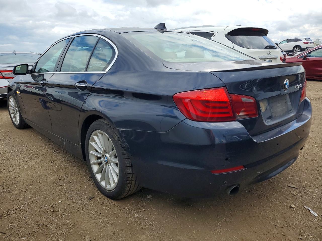 2012 Bmw 535 Xi Blue vin: WBAFU7C52CDU65243