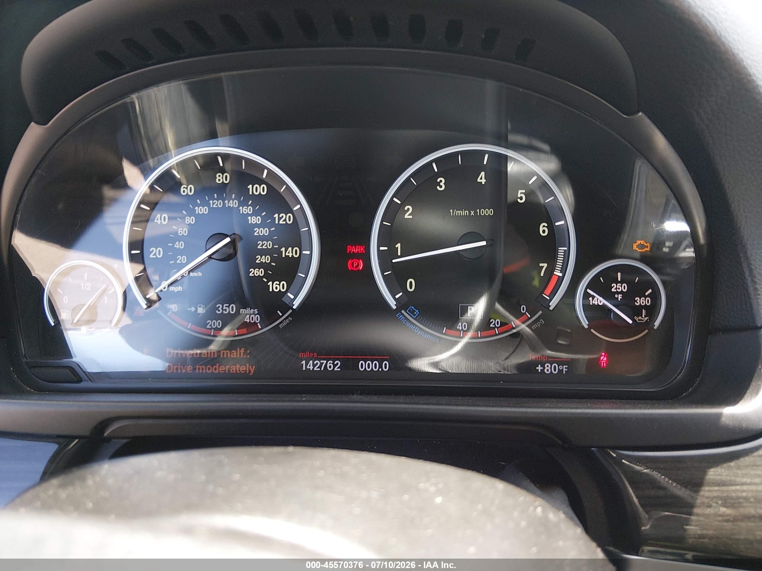 2013 Bmw 535i Xdrive Black vin: WBAFU7C52DDU67530