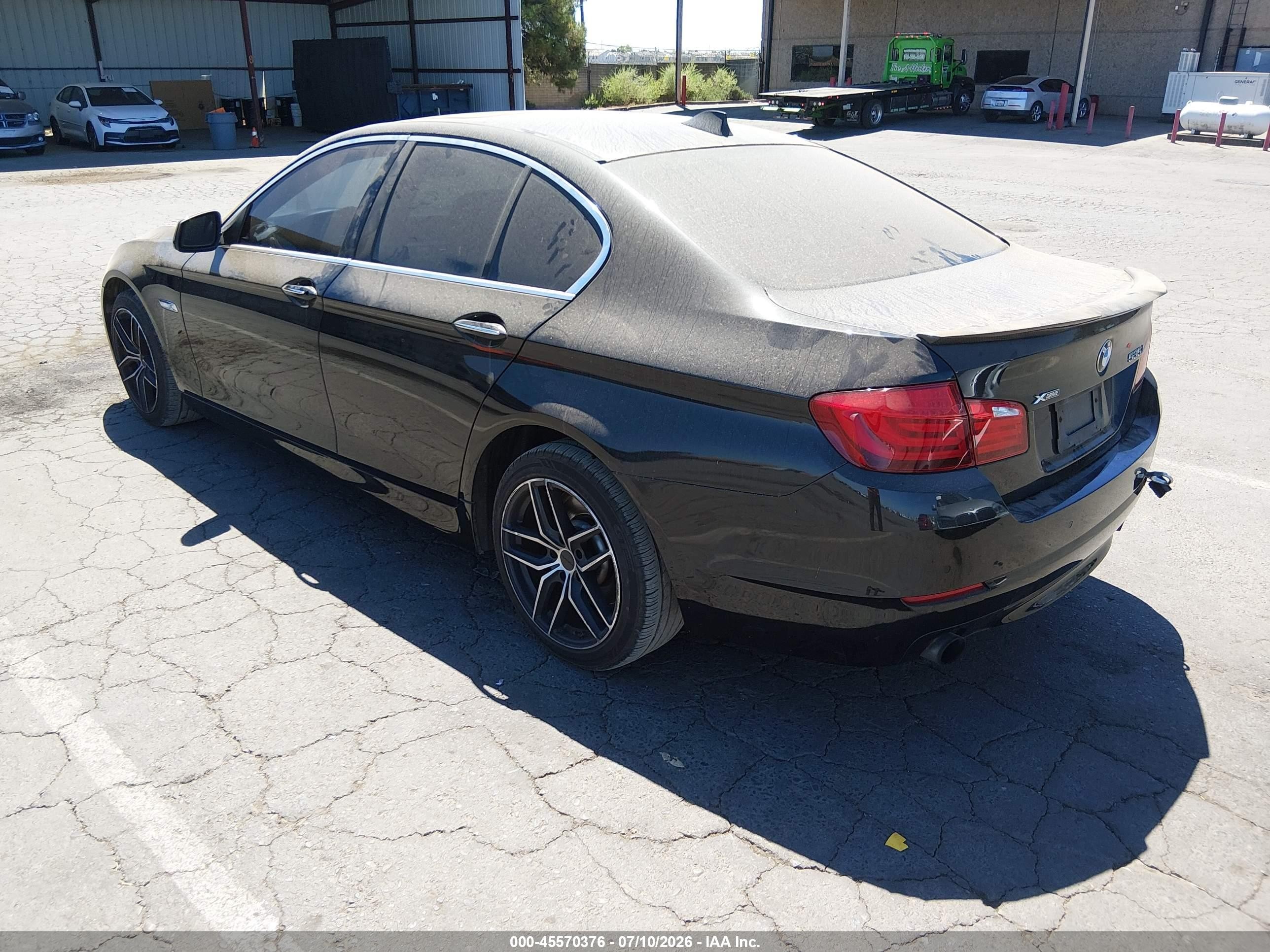 2013 Bmw 535i Xdrive Black vin: WBAFU7C52DDU67530
