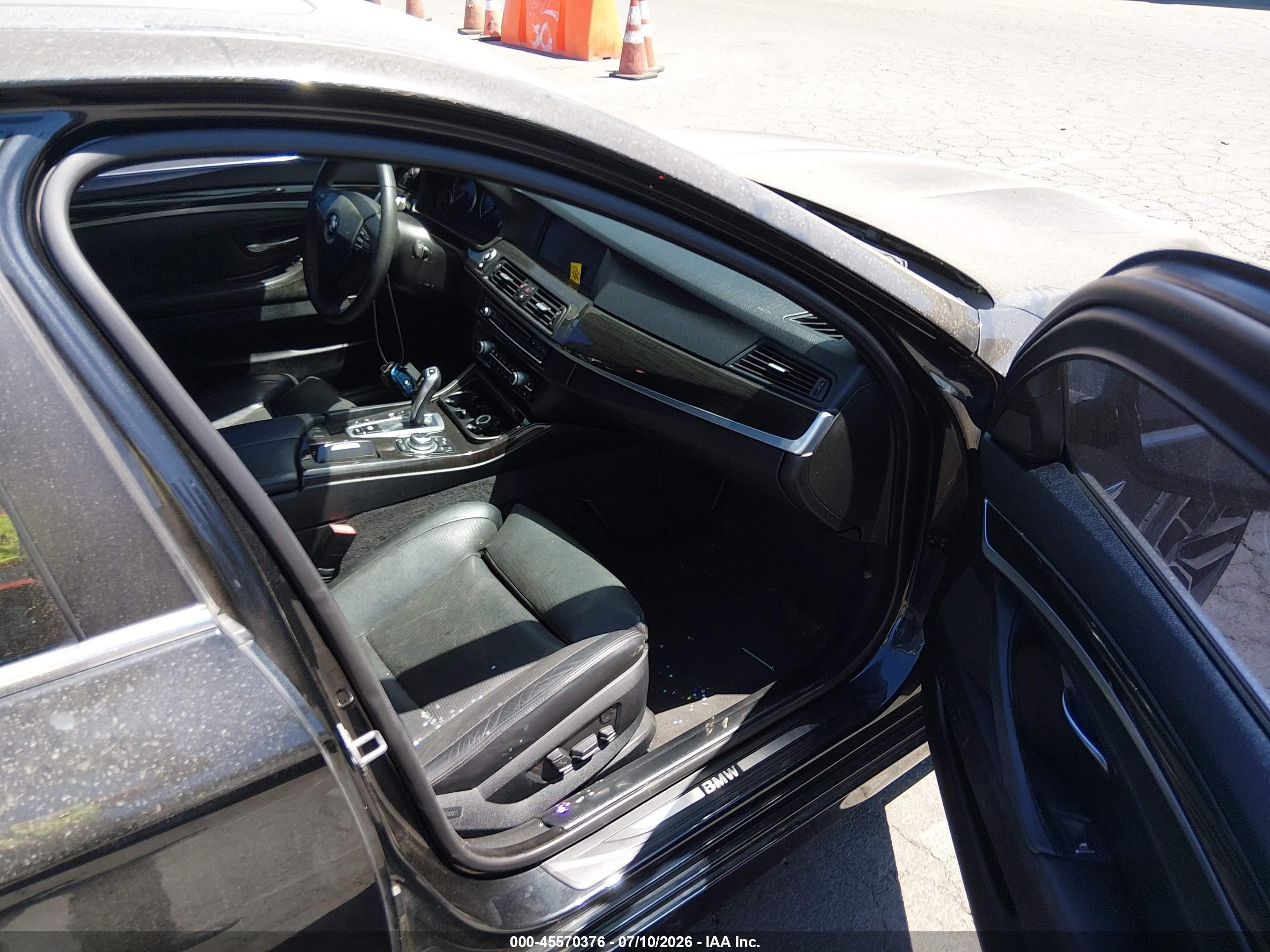2013 Bmw 535i Xdrive Black vin: WBAFU7C52DDU67530