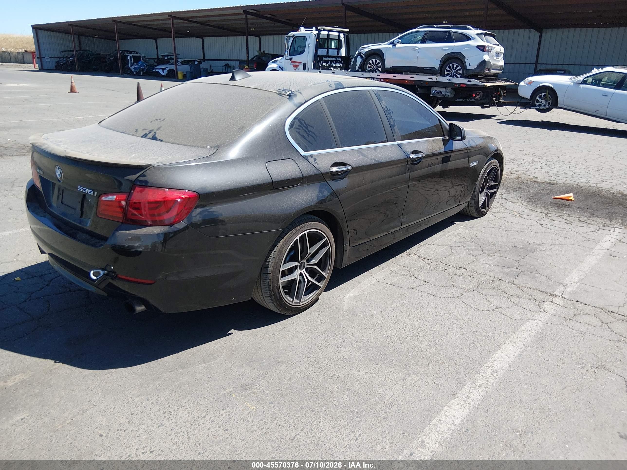 2013 Bmw 535i Xdrive Black vin: WBAFU7C52DDU67530