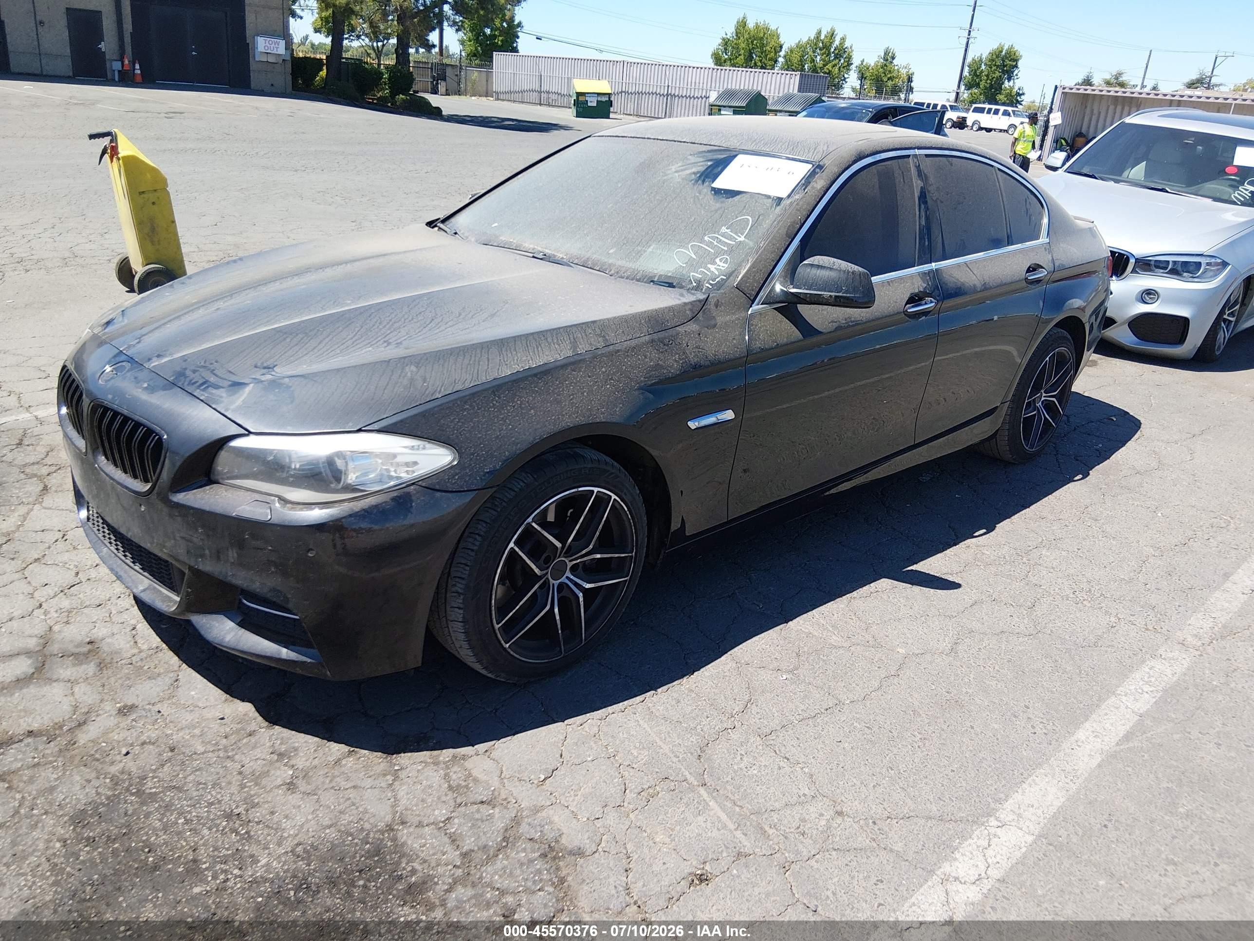 2013 Bmw 535i Xdrive Black vin: WBAFU7C52DDU67530