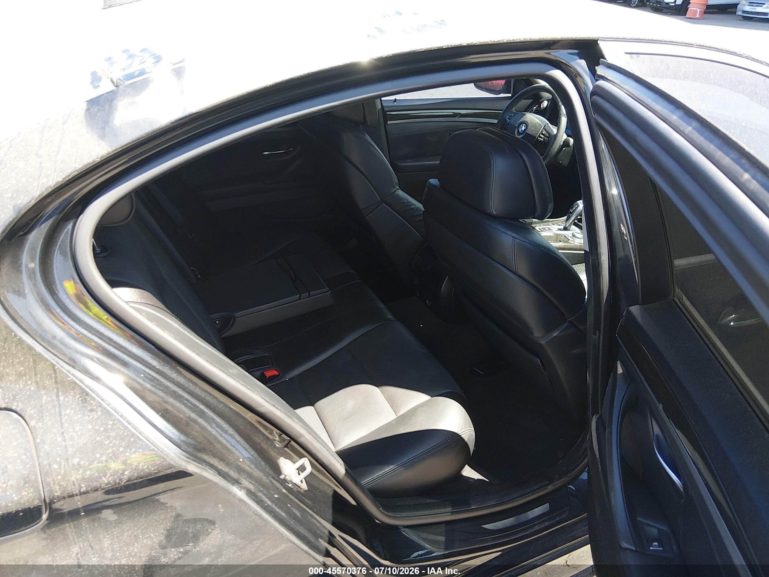 2013 Bmw 535i Xdrive Black vin: WBAFU7C52DDU67530