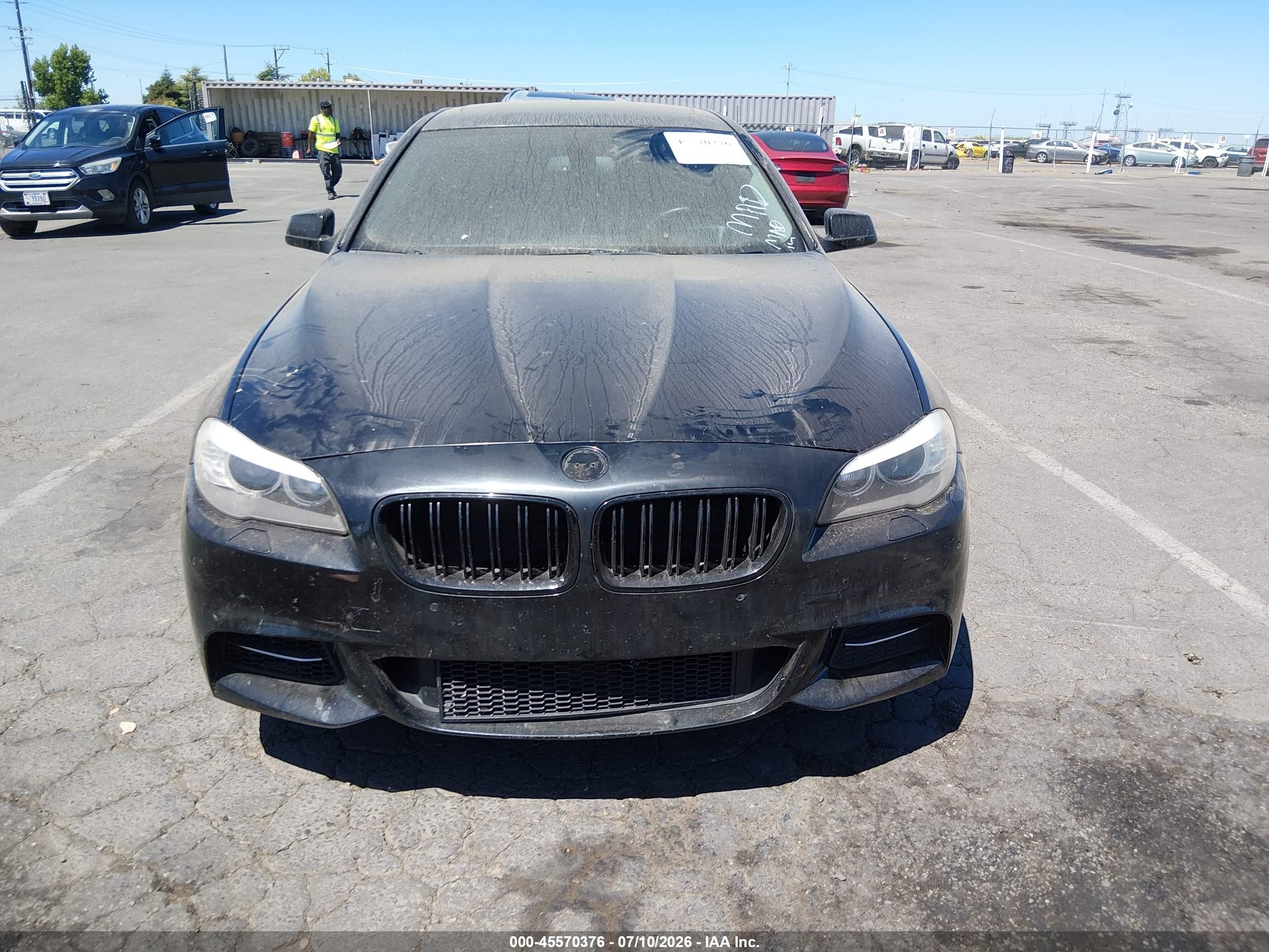 2013 Bmw 535i Xdrive Black vin: WBAFU7C52DDU67530