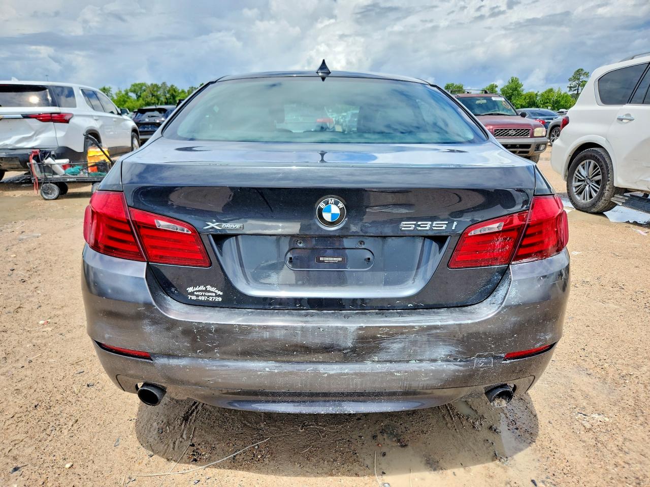 2013 Bmw 535 Xi Black vin: WBAFU7C52DDU67589
