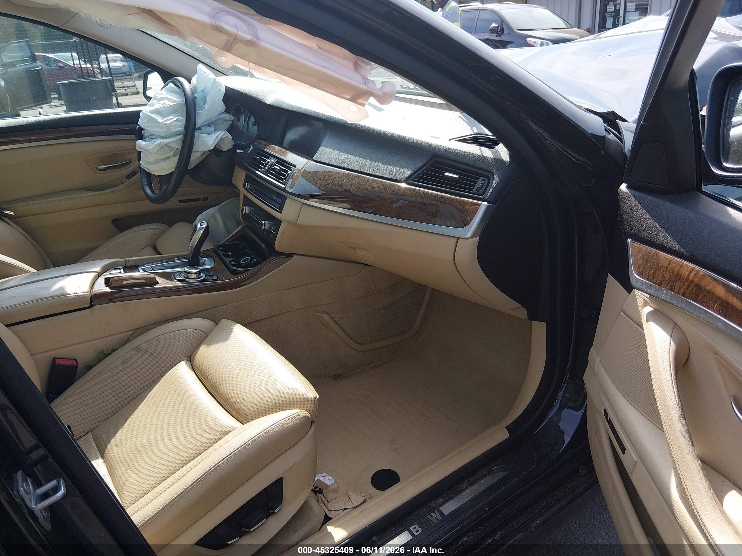 2013 Bmw 535i Xdrive Black vin: WBAFU7C52DDU69181