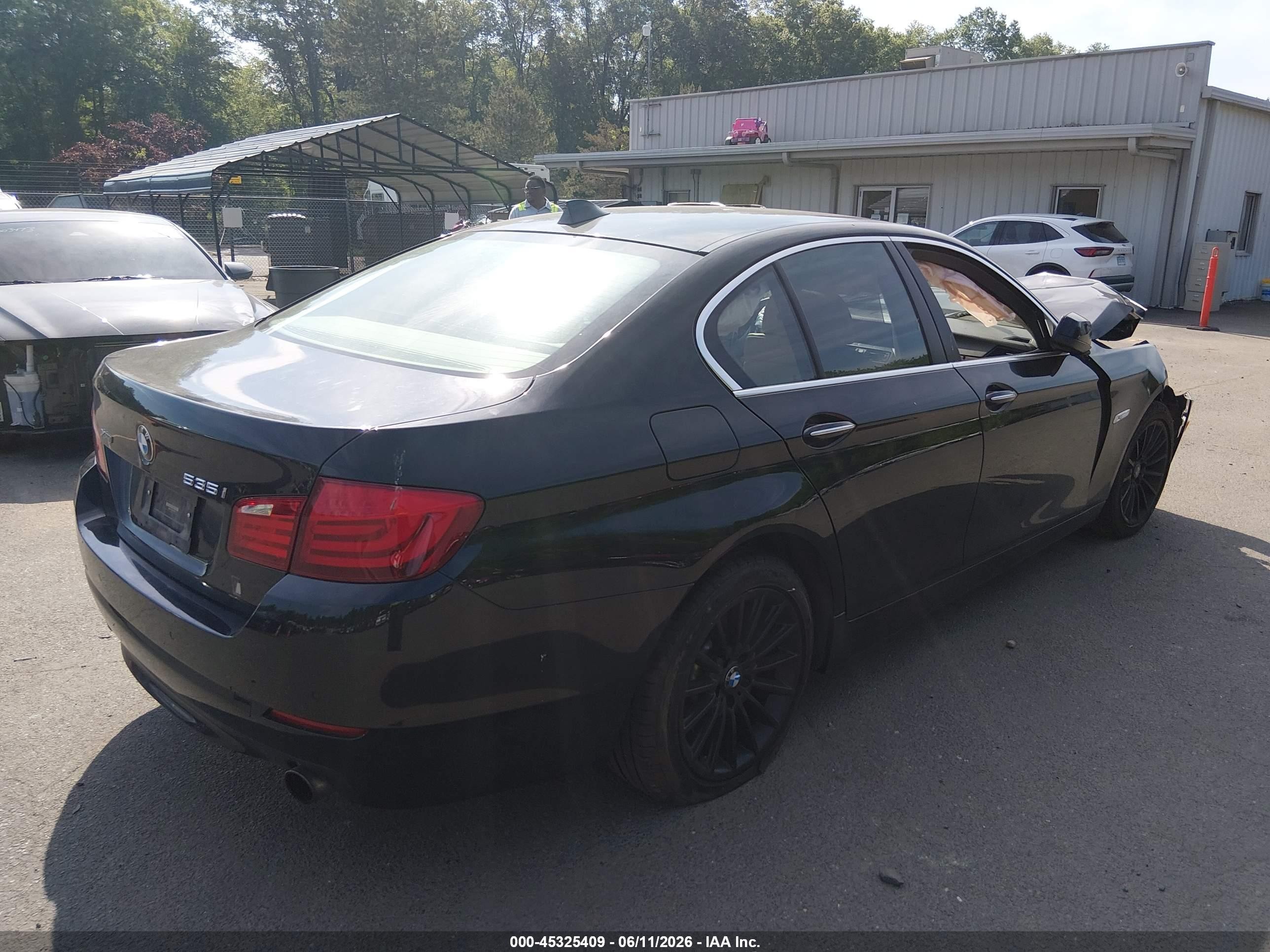 2013 Bmw 535i Xdrive Black vin: WBAFU7C52DDU69181