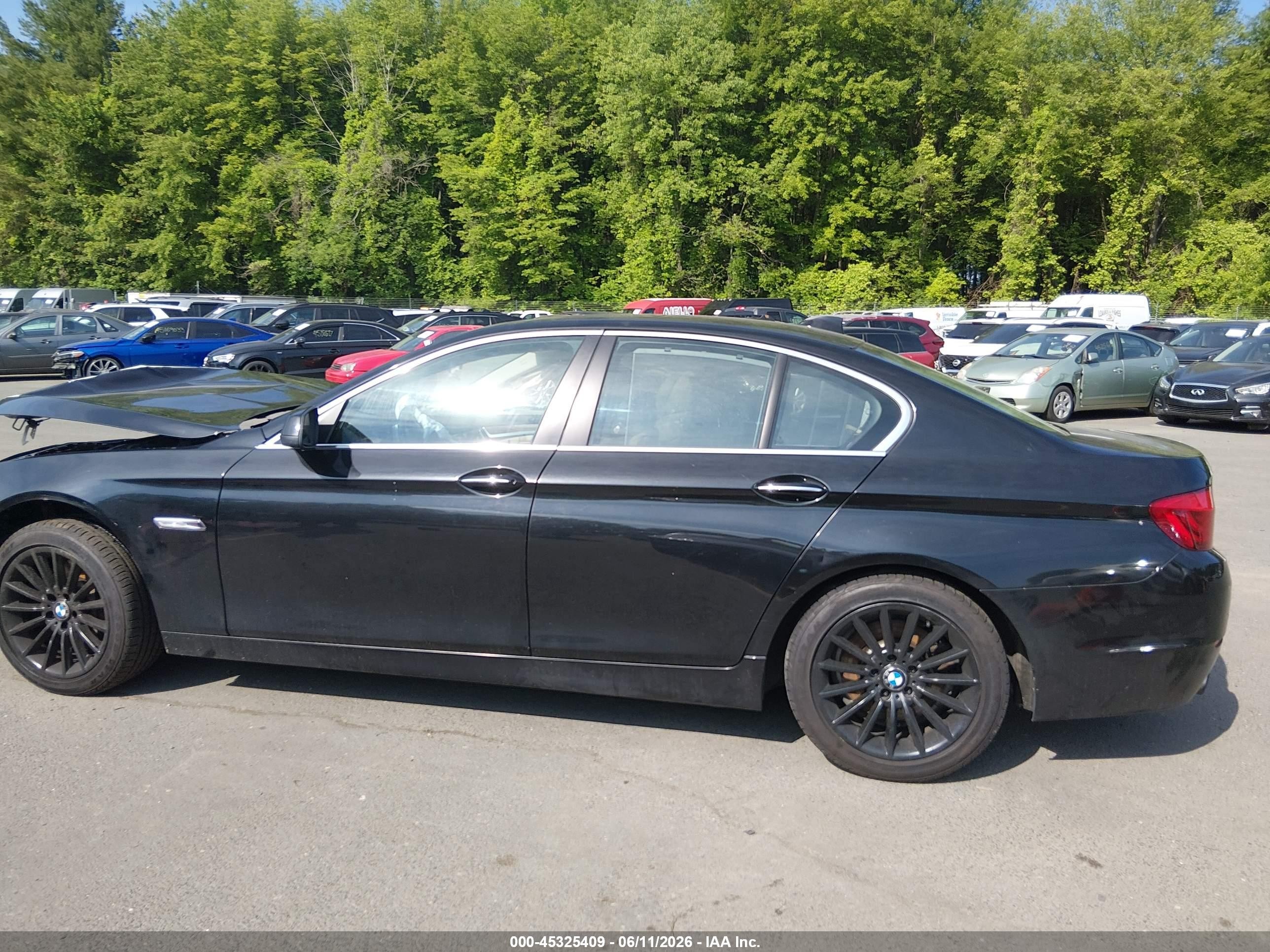 2013 Bmw 535i Xdrive Black vin: WBAFU7C52DDU69181