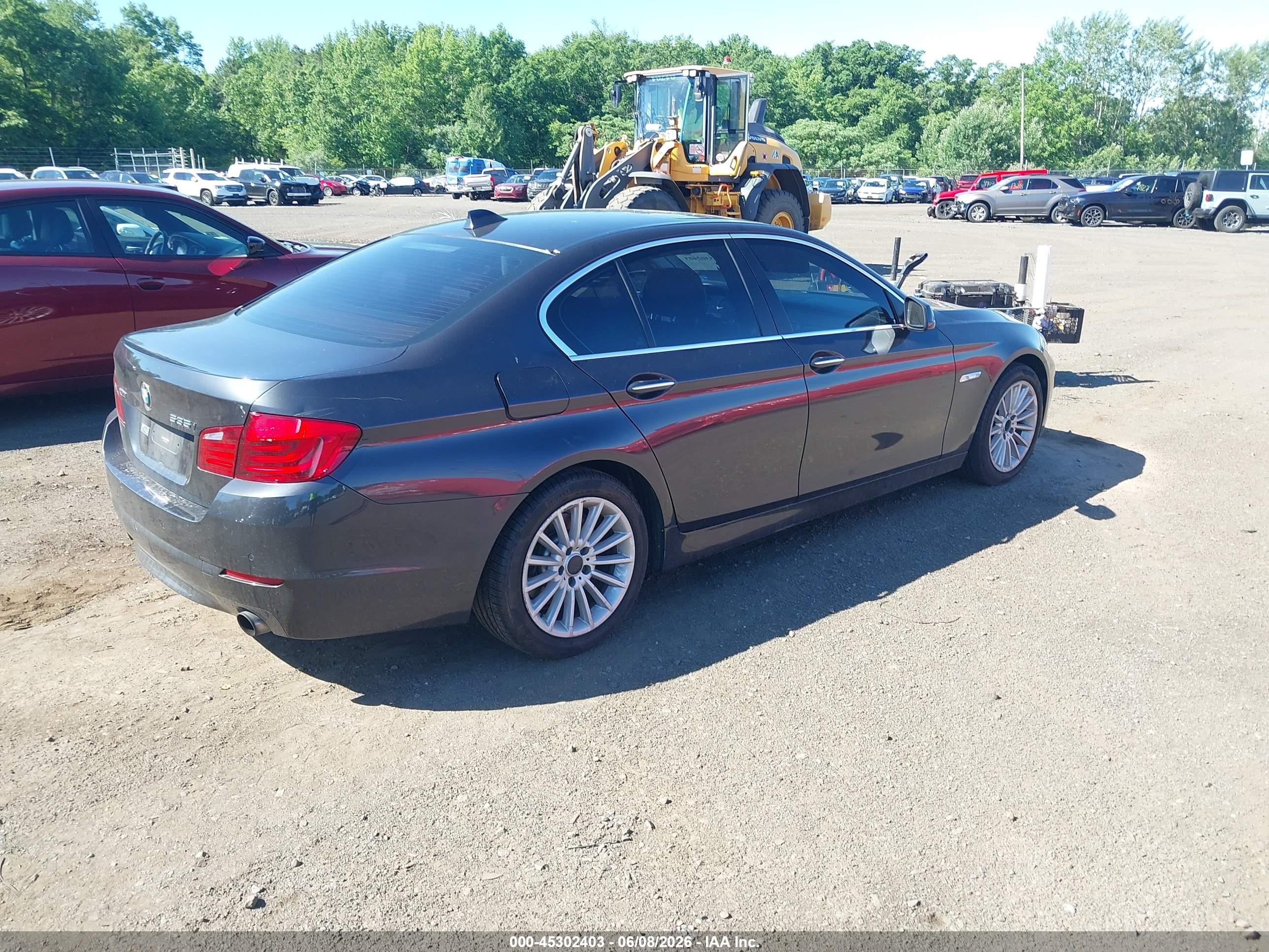 2013 Bmw 535i Xdrive Gray vin: WBAFU7C52DDU72906