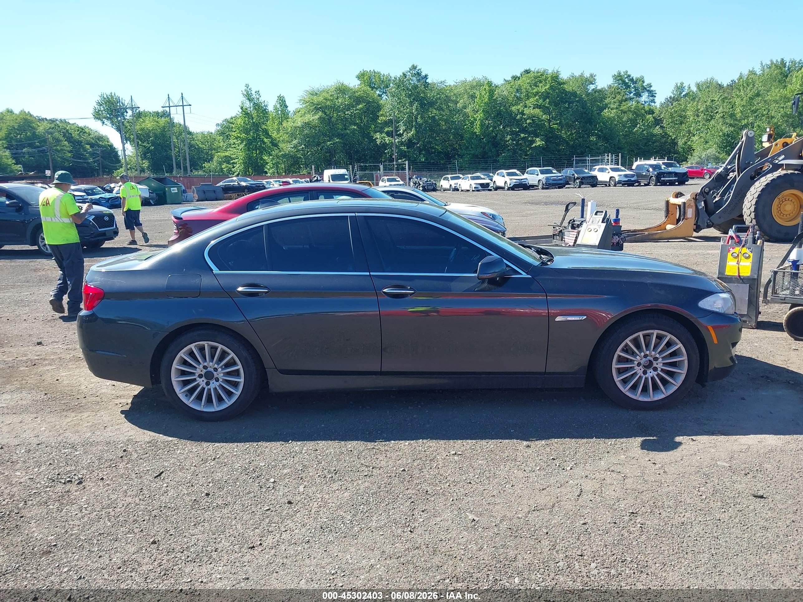2013 Bmw 535i Xdrive Gray vin: WBAFU7C52DDU72906