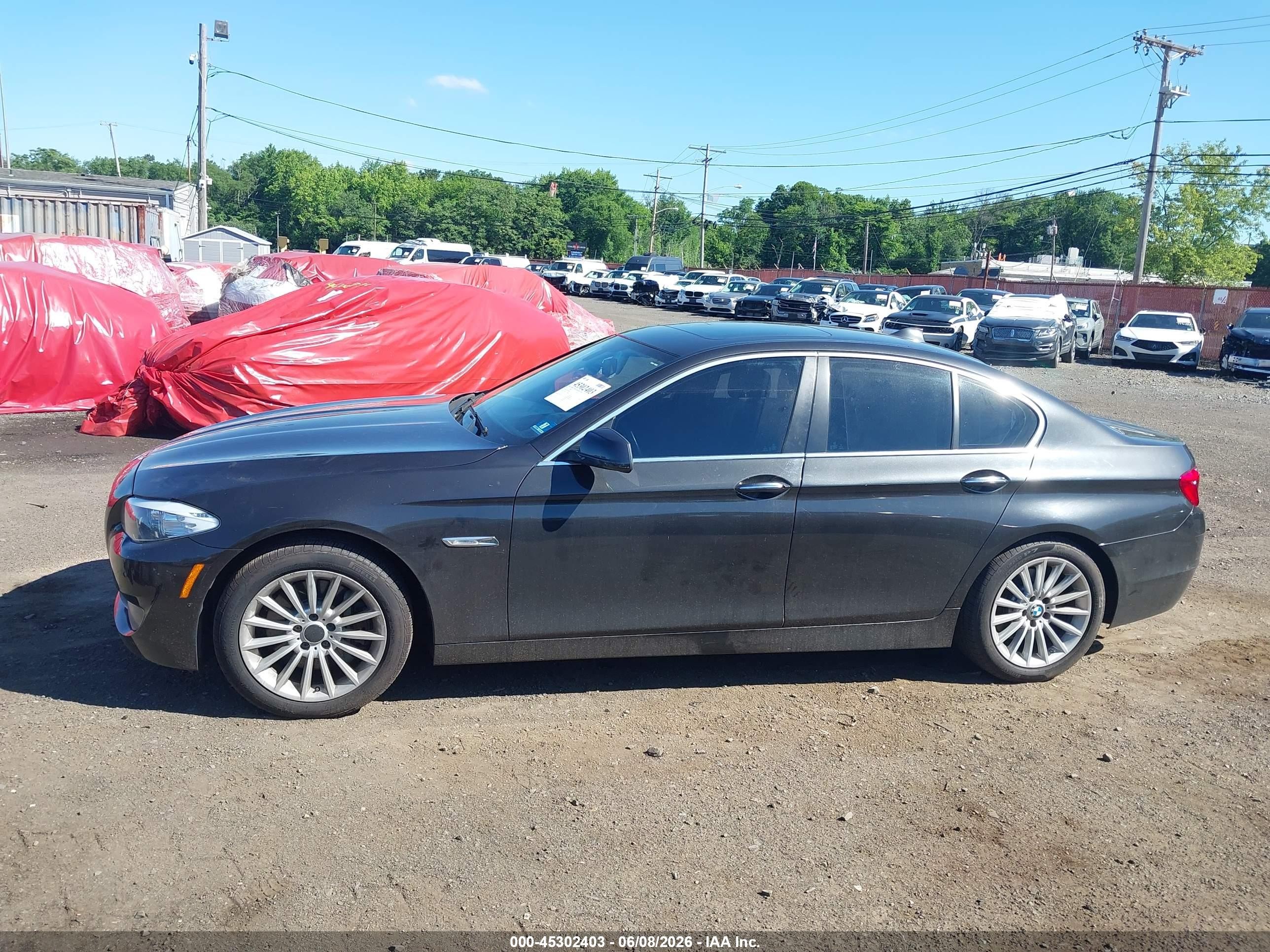2013 Bmw 535i Xdrive Gray vin: WBAFU7C52DDU72906