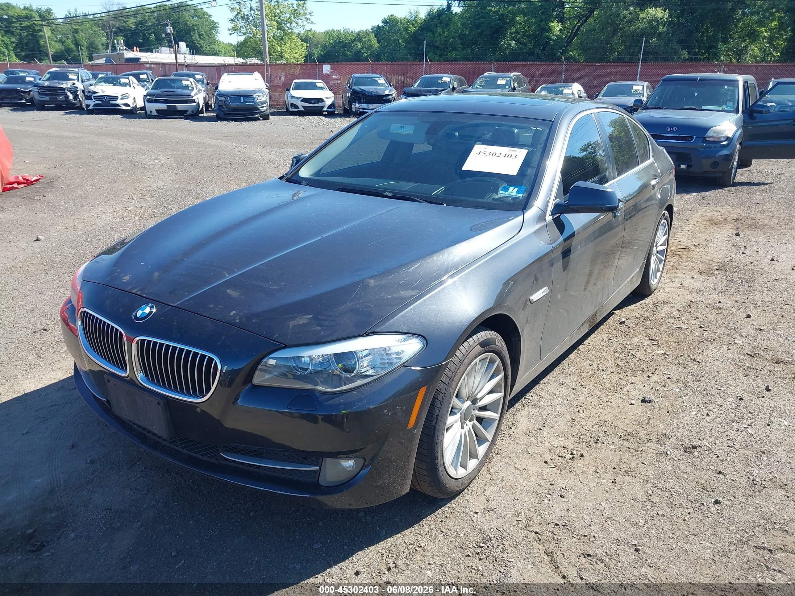 2013 Bmw 535i Xdrive Gray vin: WBAFU7C52DDU72906