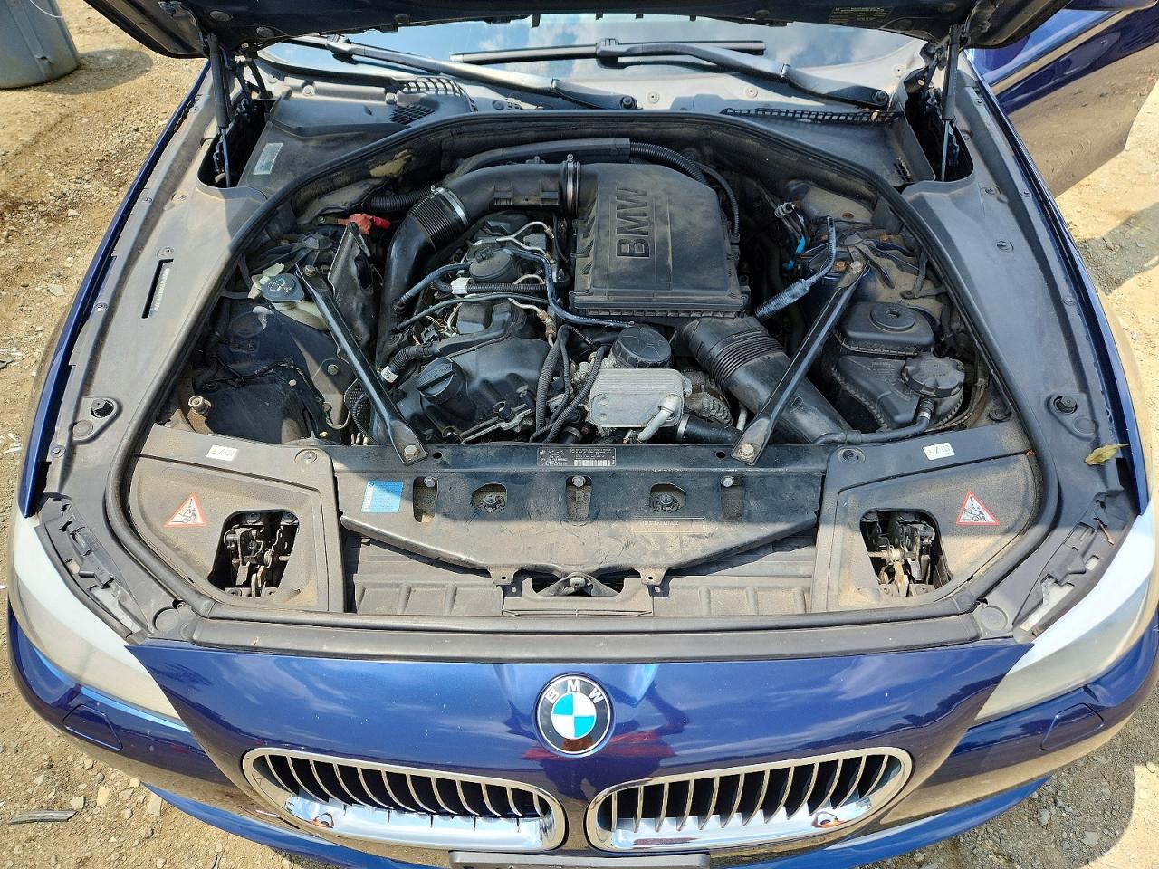 2011 Bmw 535 Xi Blue vin: WBAFU7C53BC777317