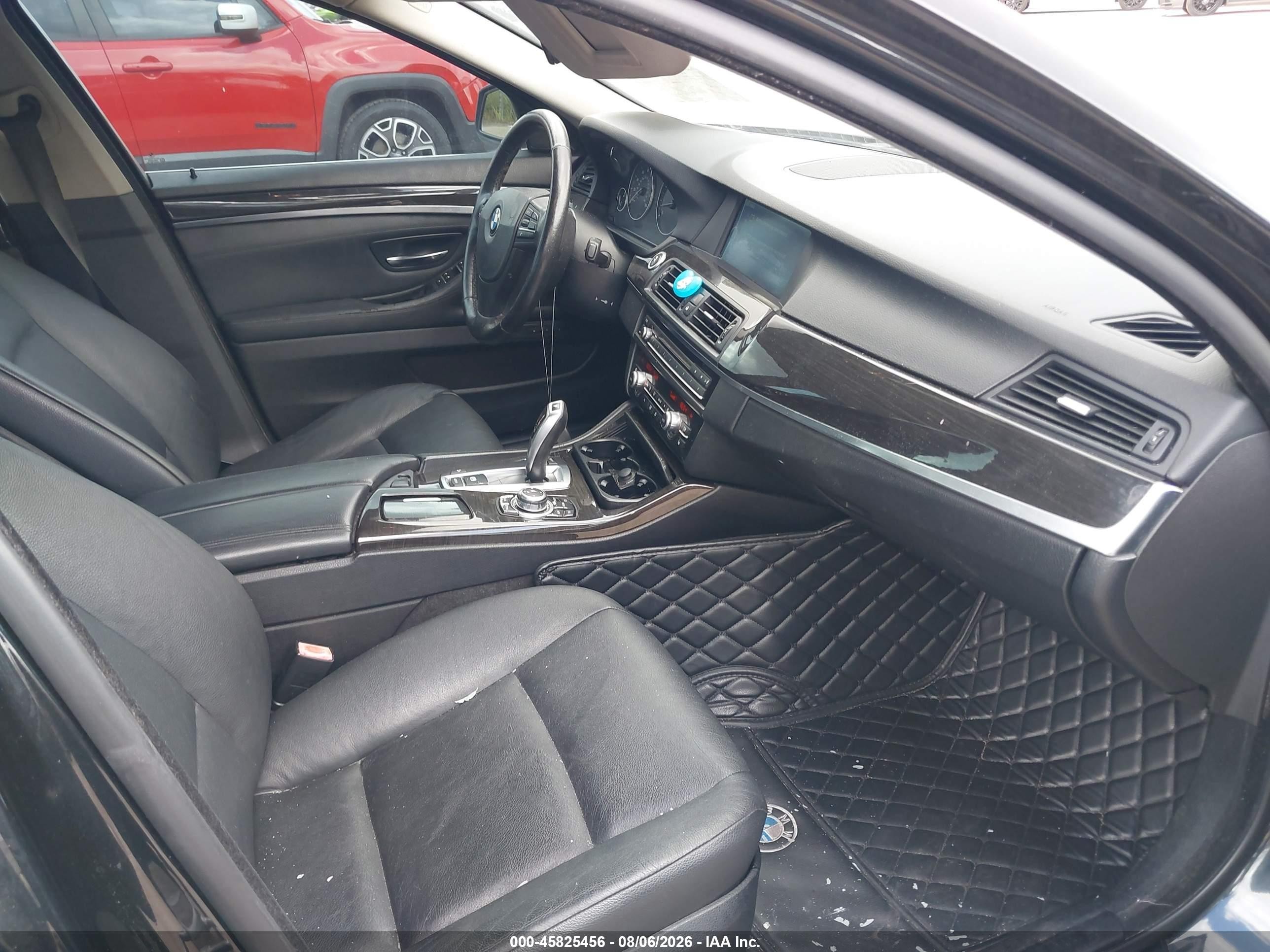 2011 Bmw 535i Xdrive Black vin: WBAFU7C53BC780587