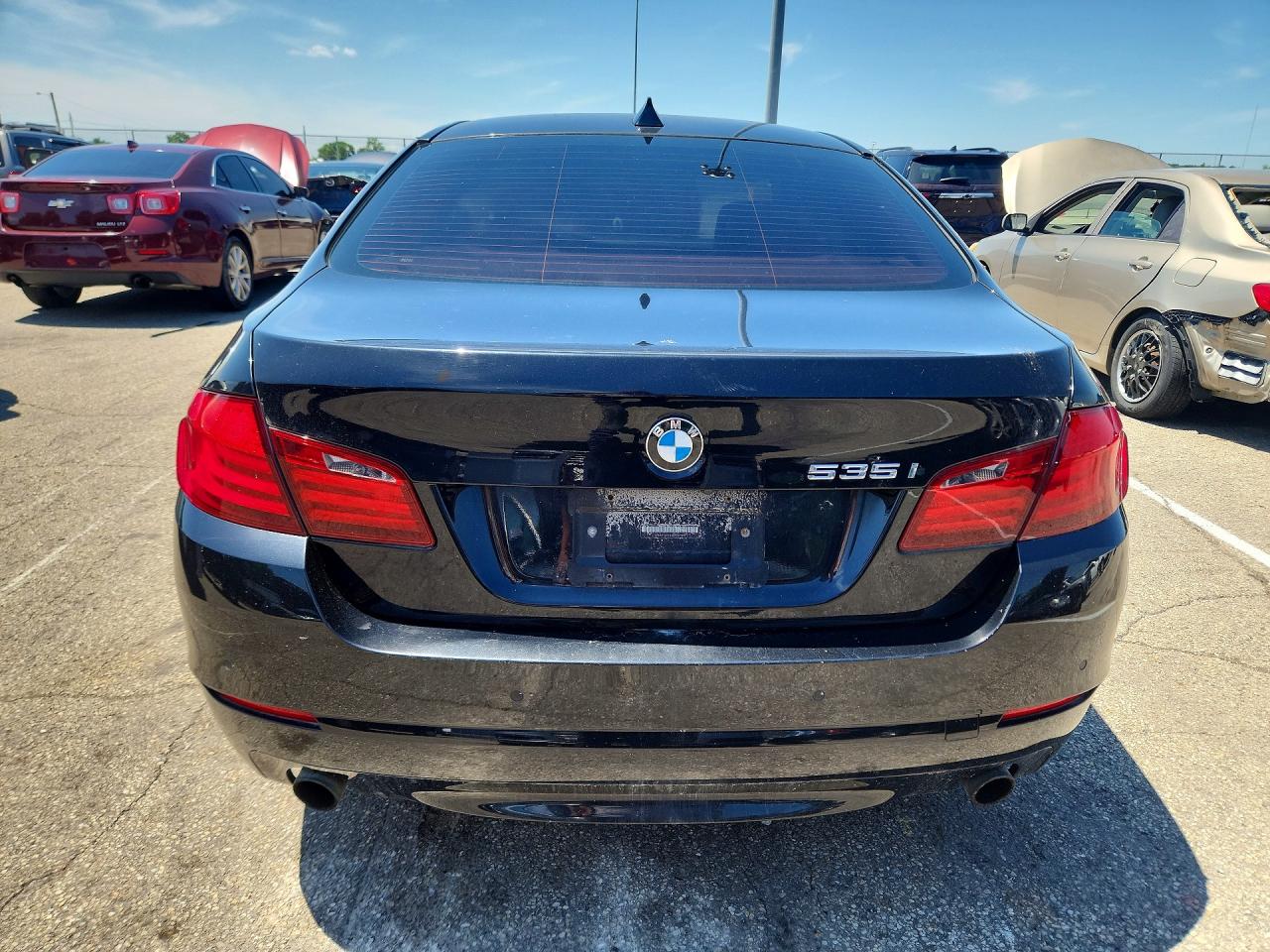 2011 Bmw 535i Black vin: WBAFU7C53BC871519