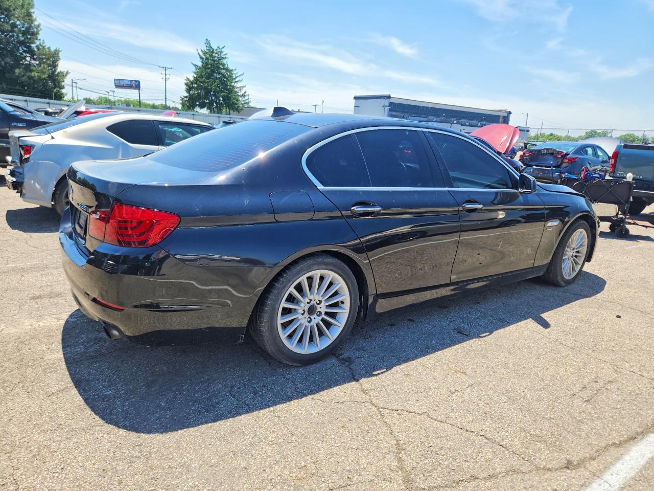 2011 Bmw 535i Black vin: WBAFU7C53BC871519