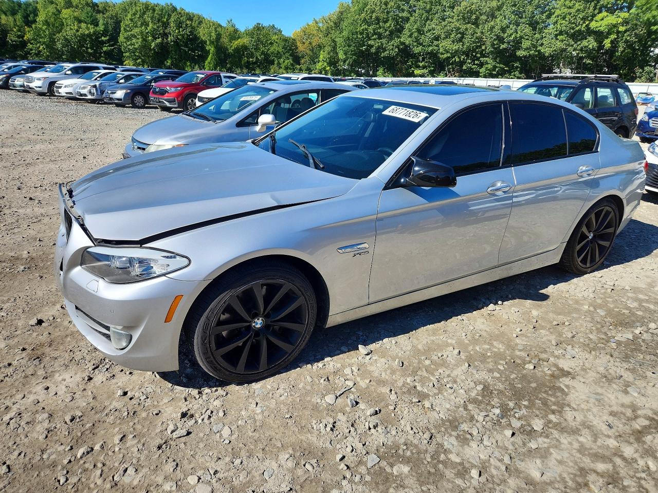 2011 Bmw 535 Xi Серебряный vin: WBAFU7C53BC874954